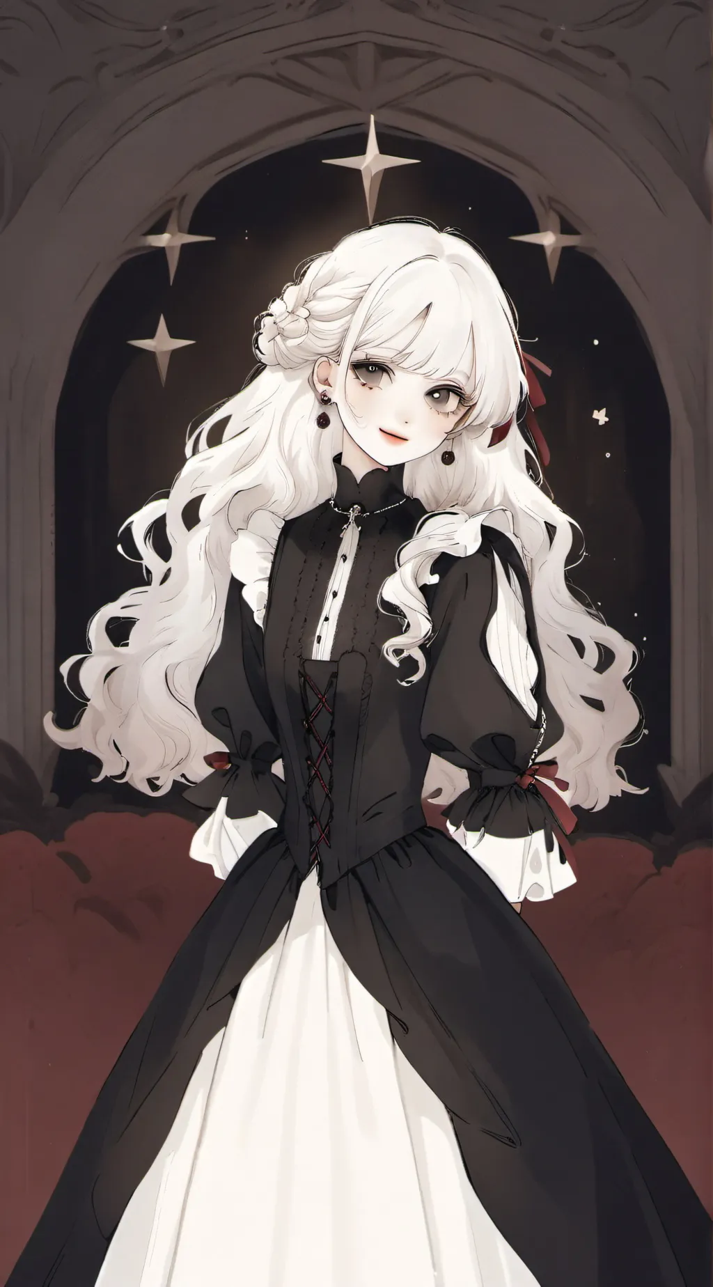 ai character: popular girl background