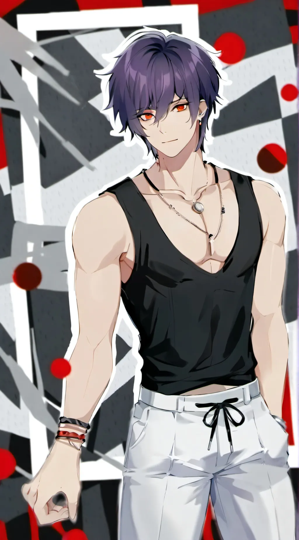 ai character: Keith  background