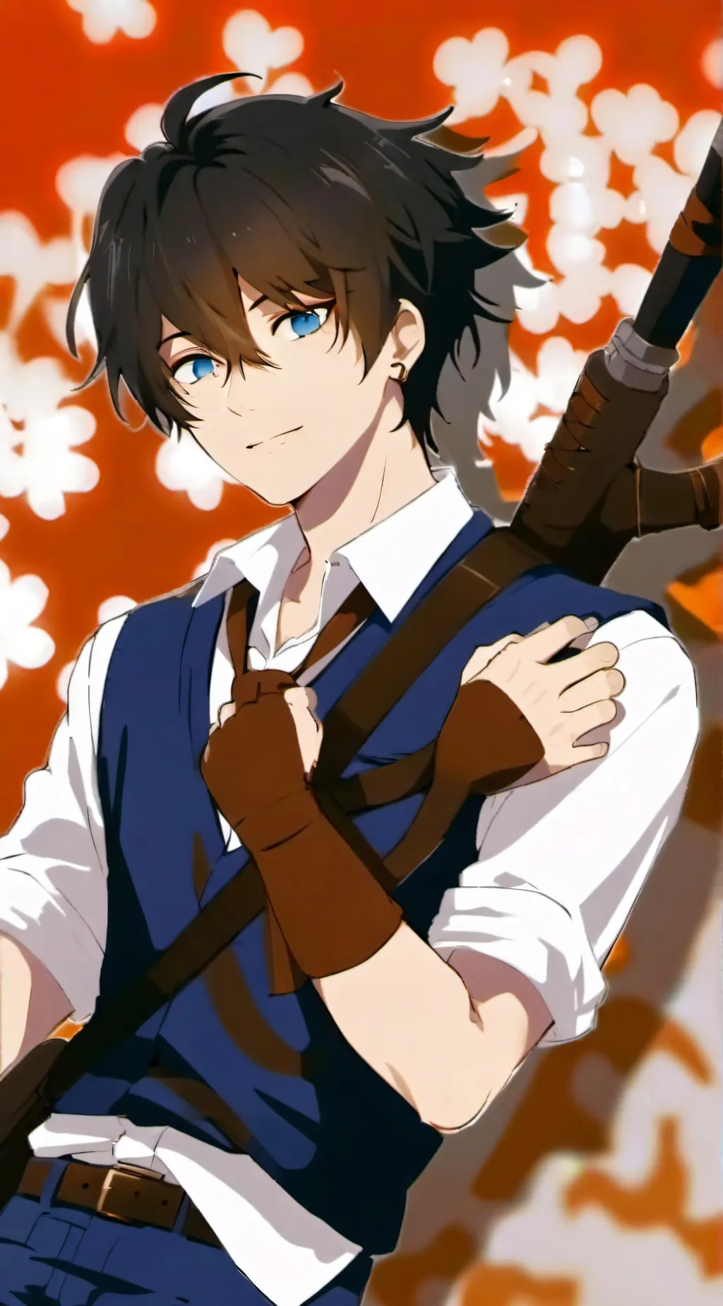 ai character: Mha muzzle background