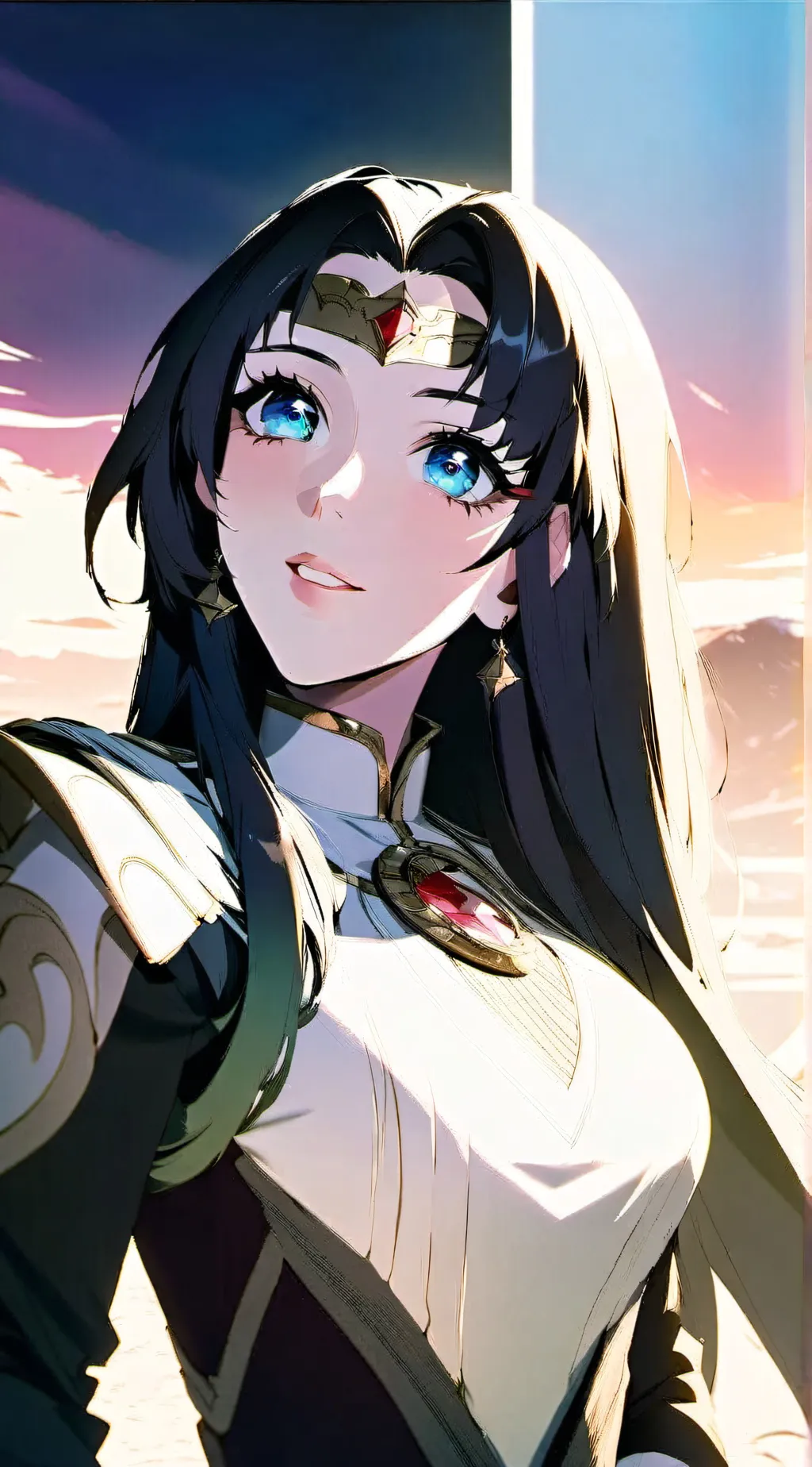 ai character: lae background