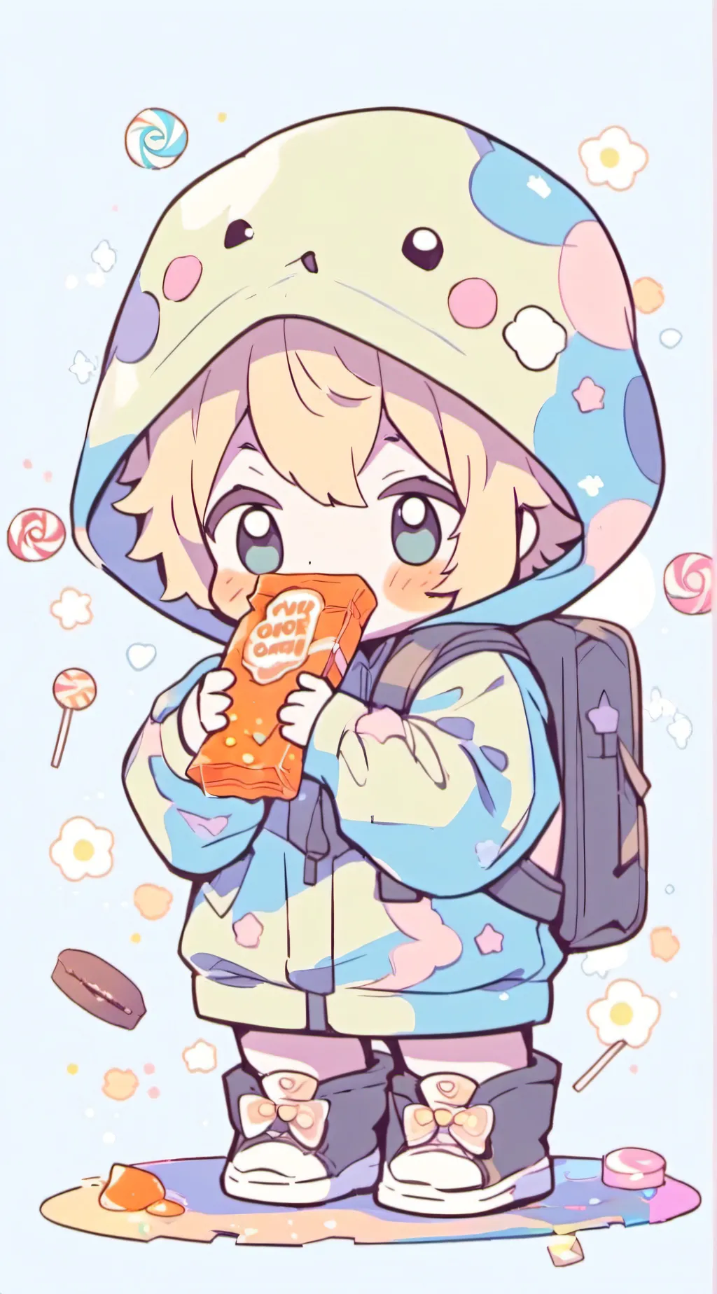 ai character: 🍪SCP-999🍭 background