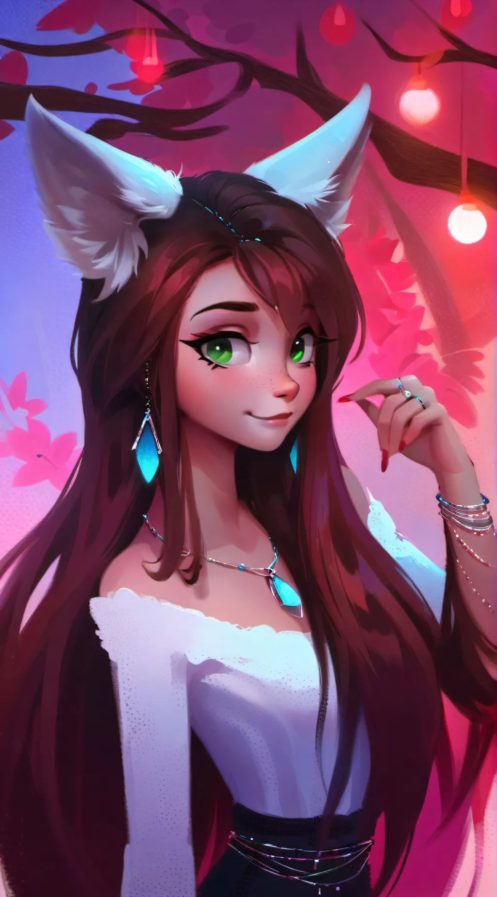 ai character: Melanie background
