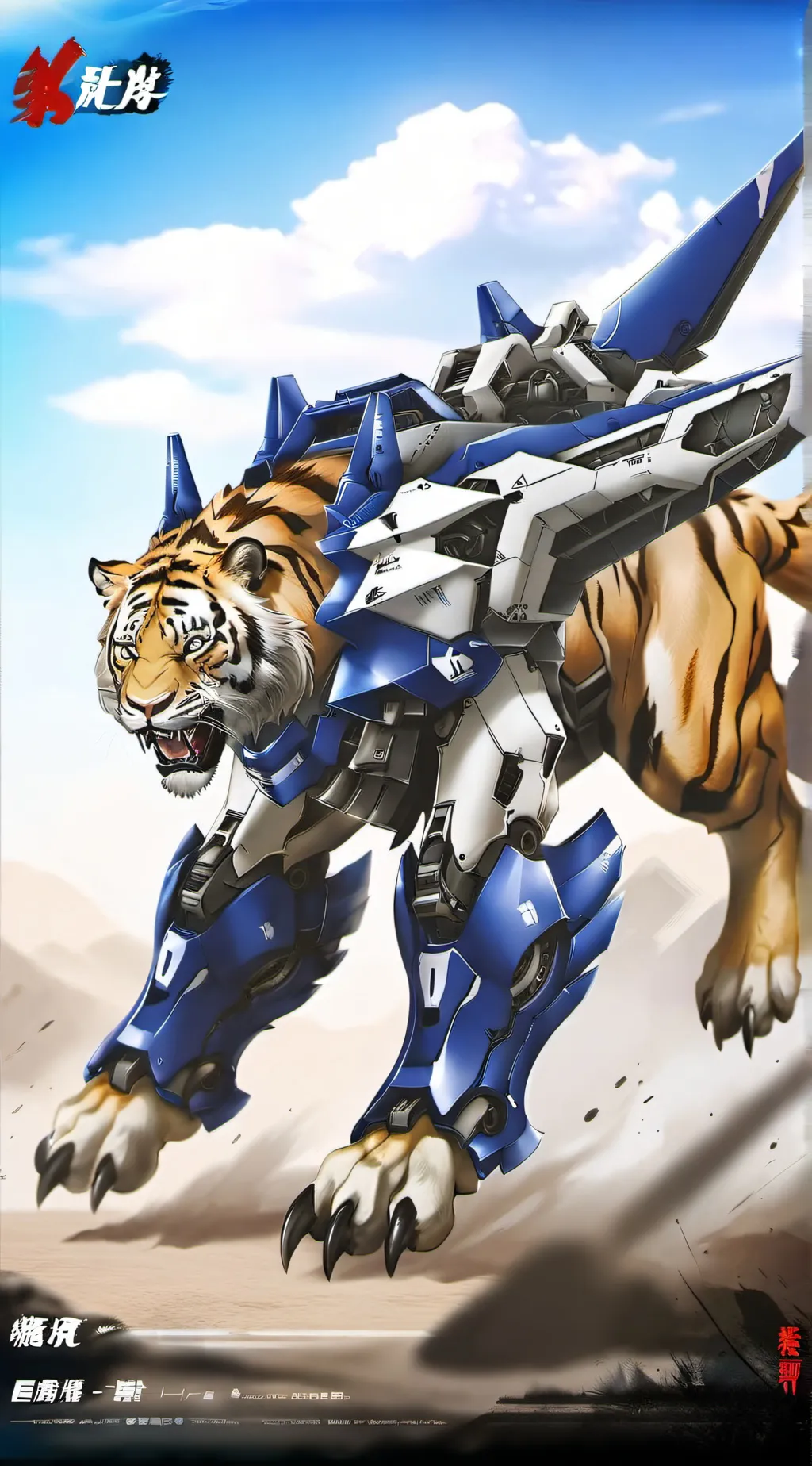 ai character: wild liger background