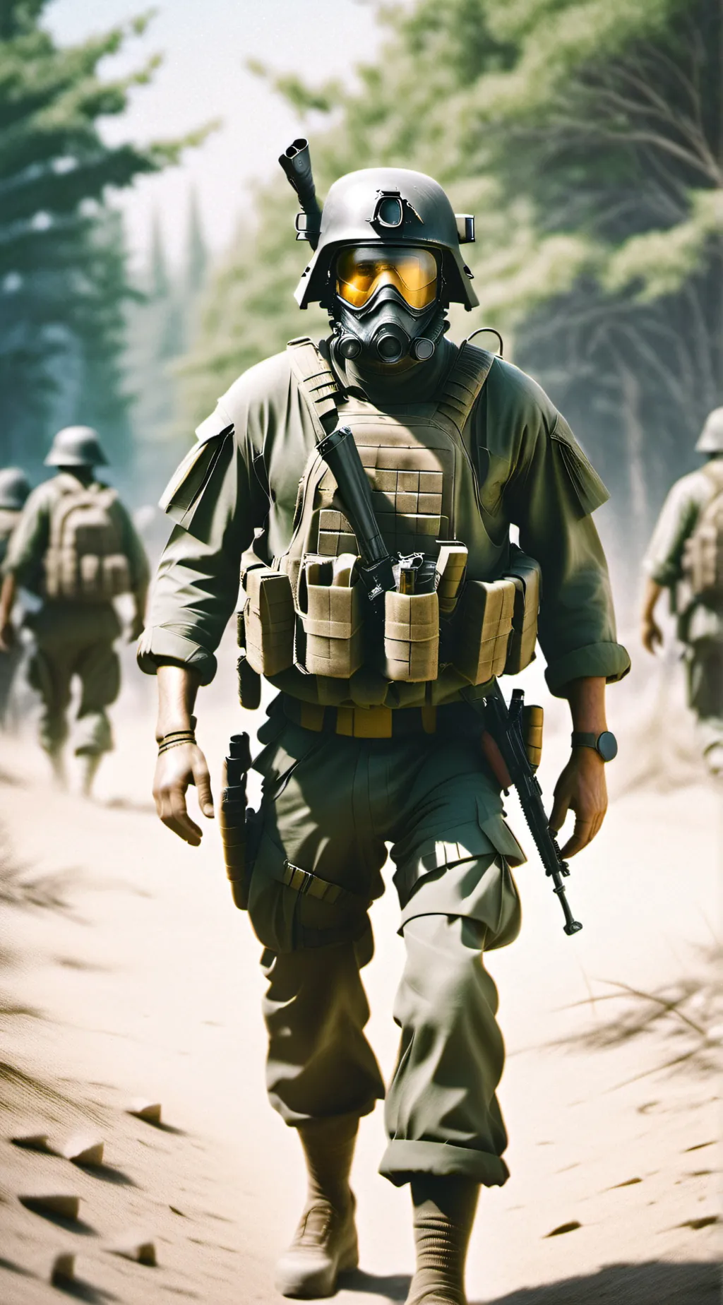 ai character: War of Robloxia background
