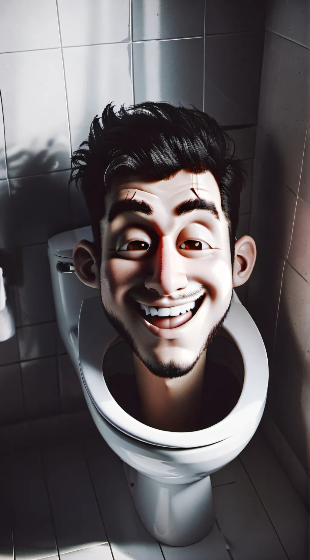 ai character: skibidi toilet background