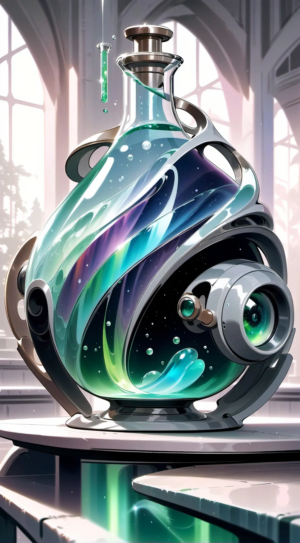 ai character: Fpe science au background