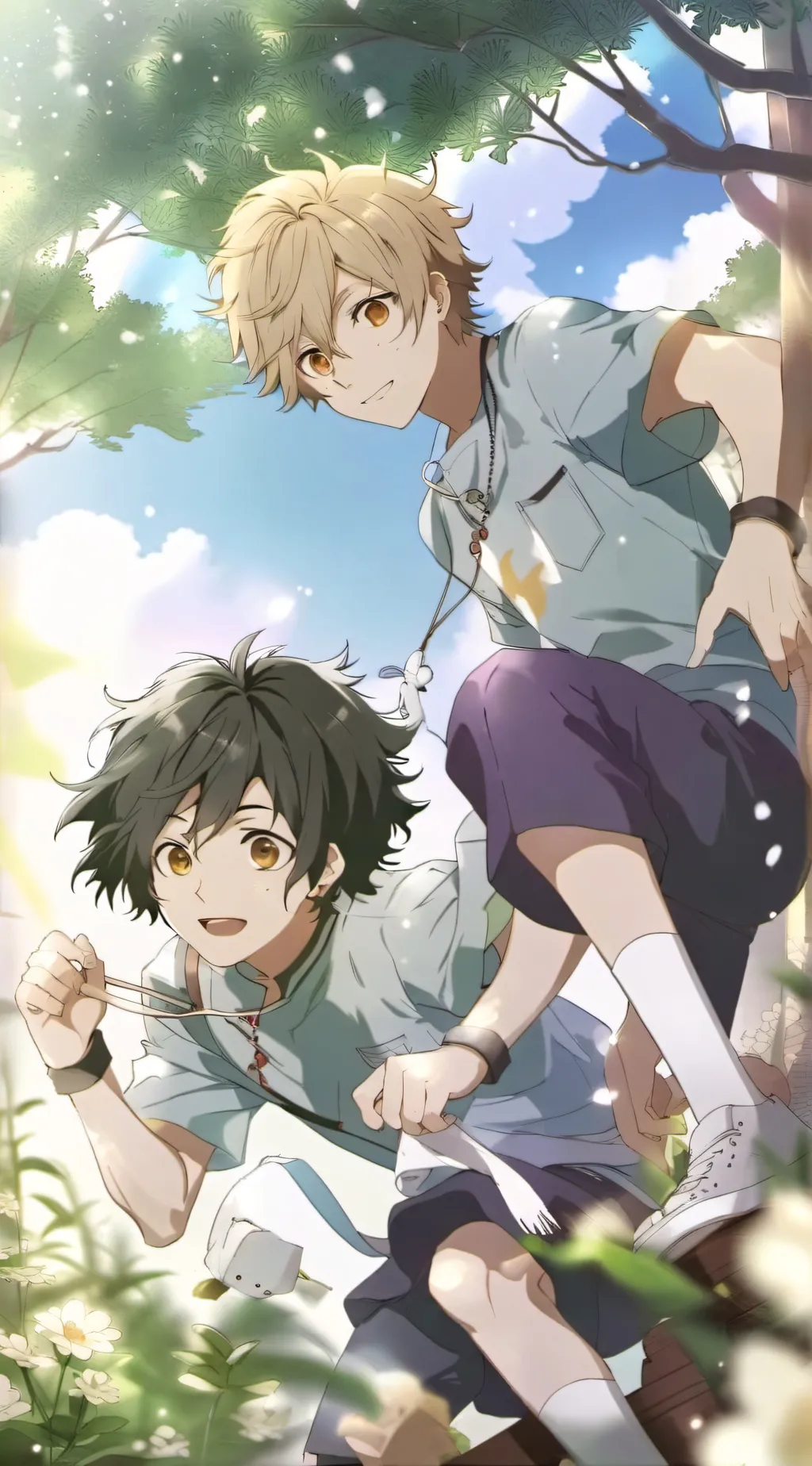 ai character: Bakudeku background