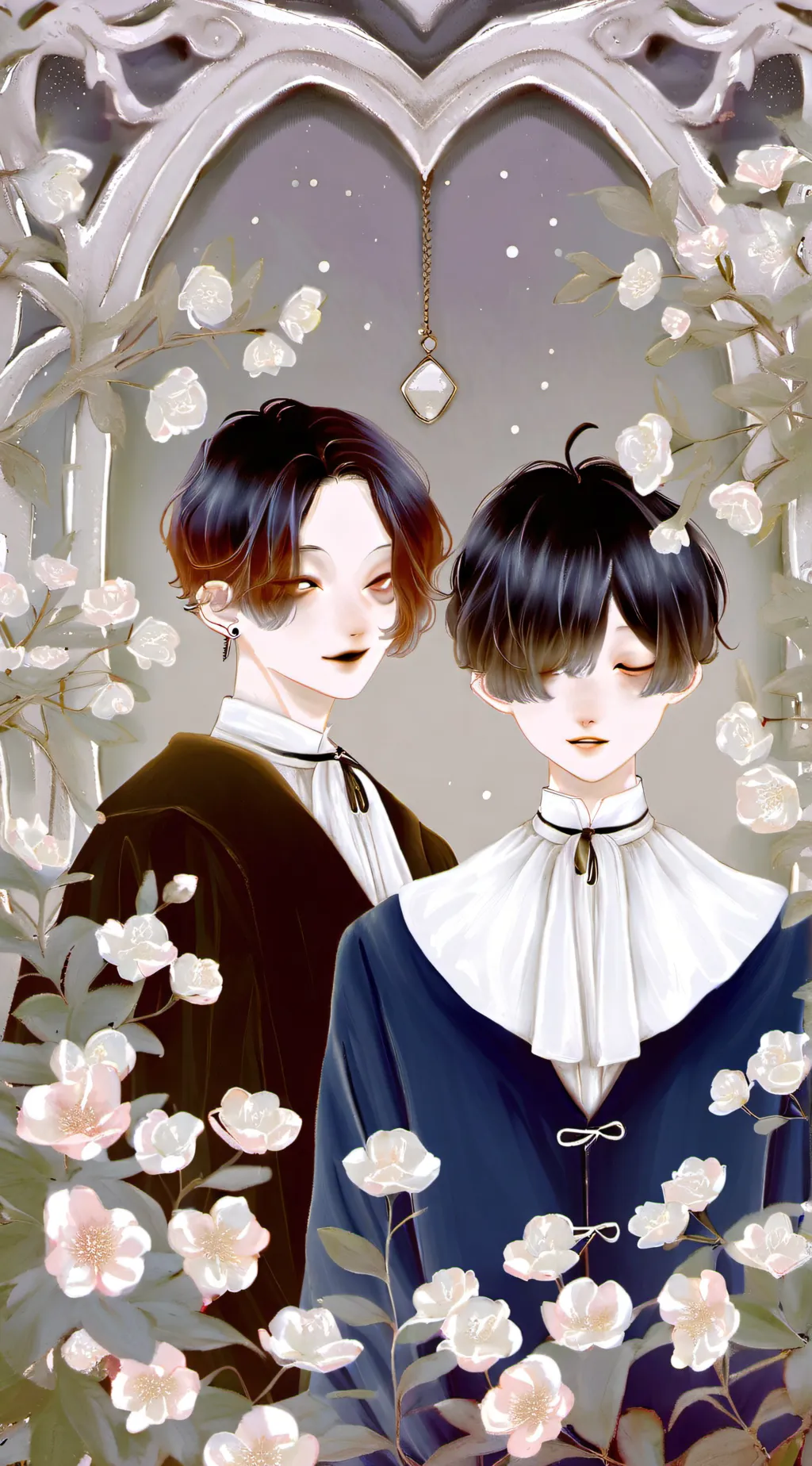 ai character: mak and uskadhi background