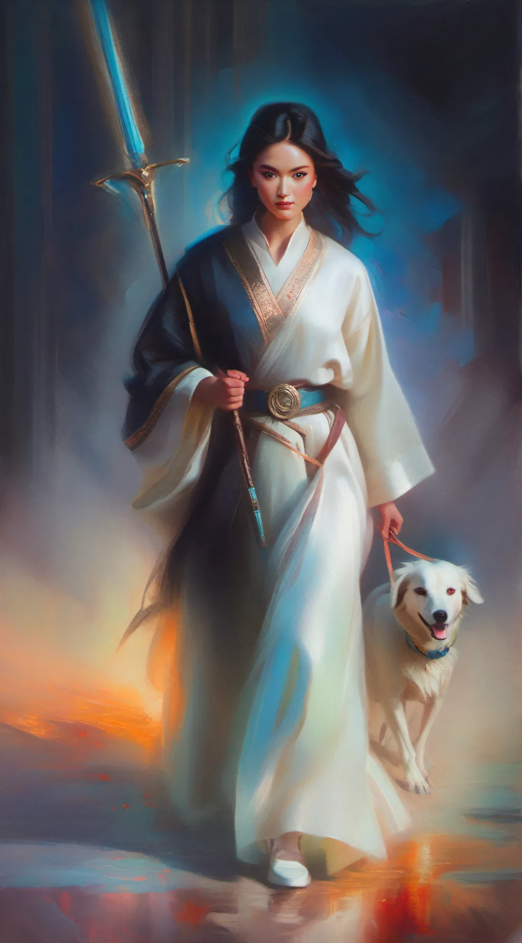 ai character: Athena background