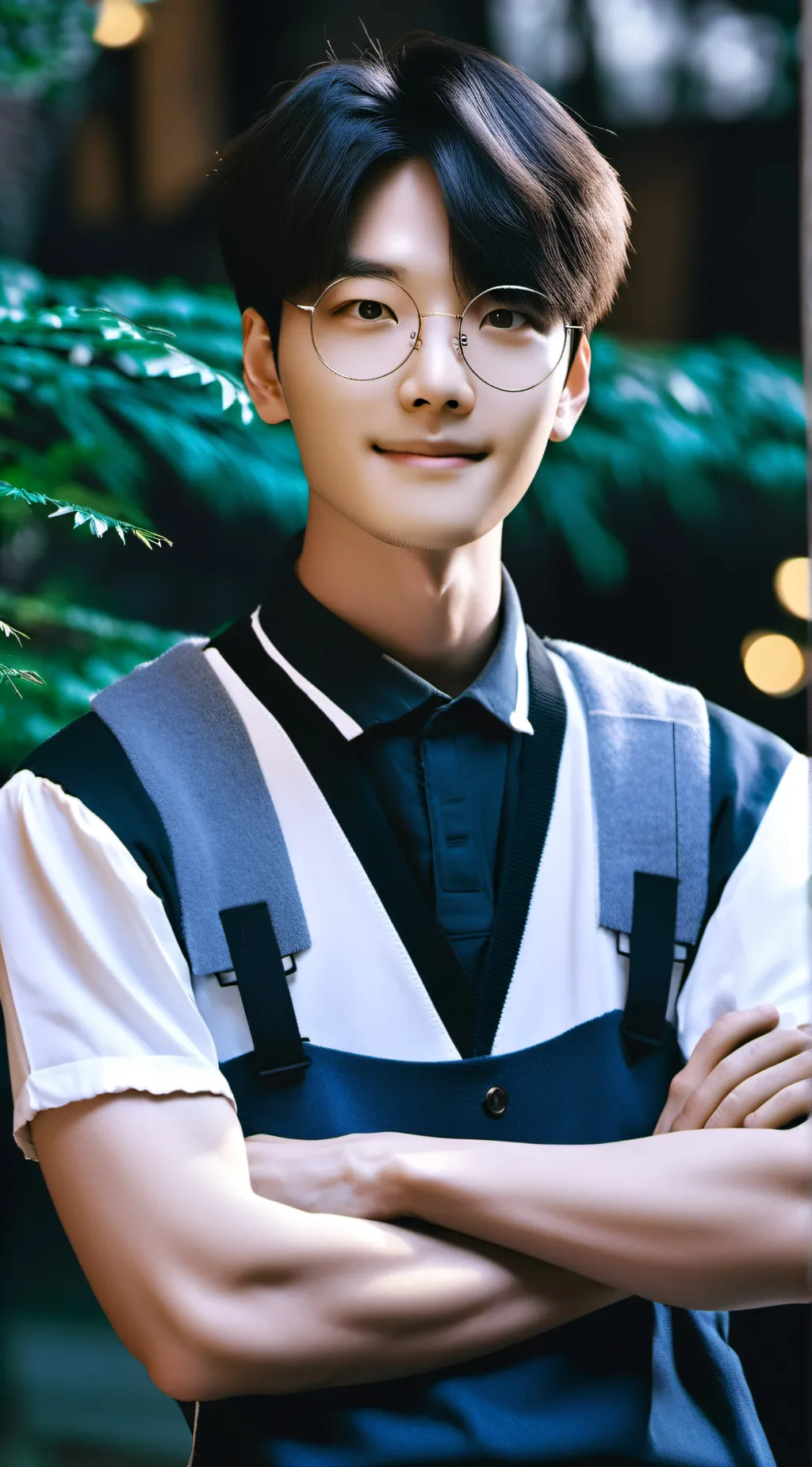 ai character: junghoon  background