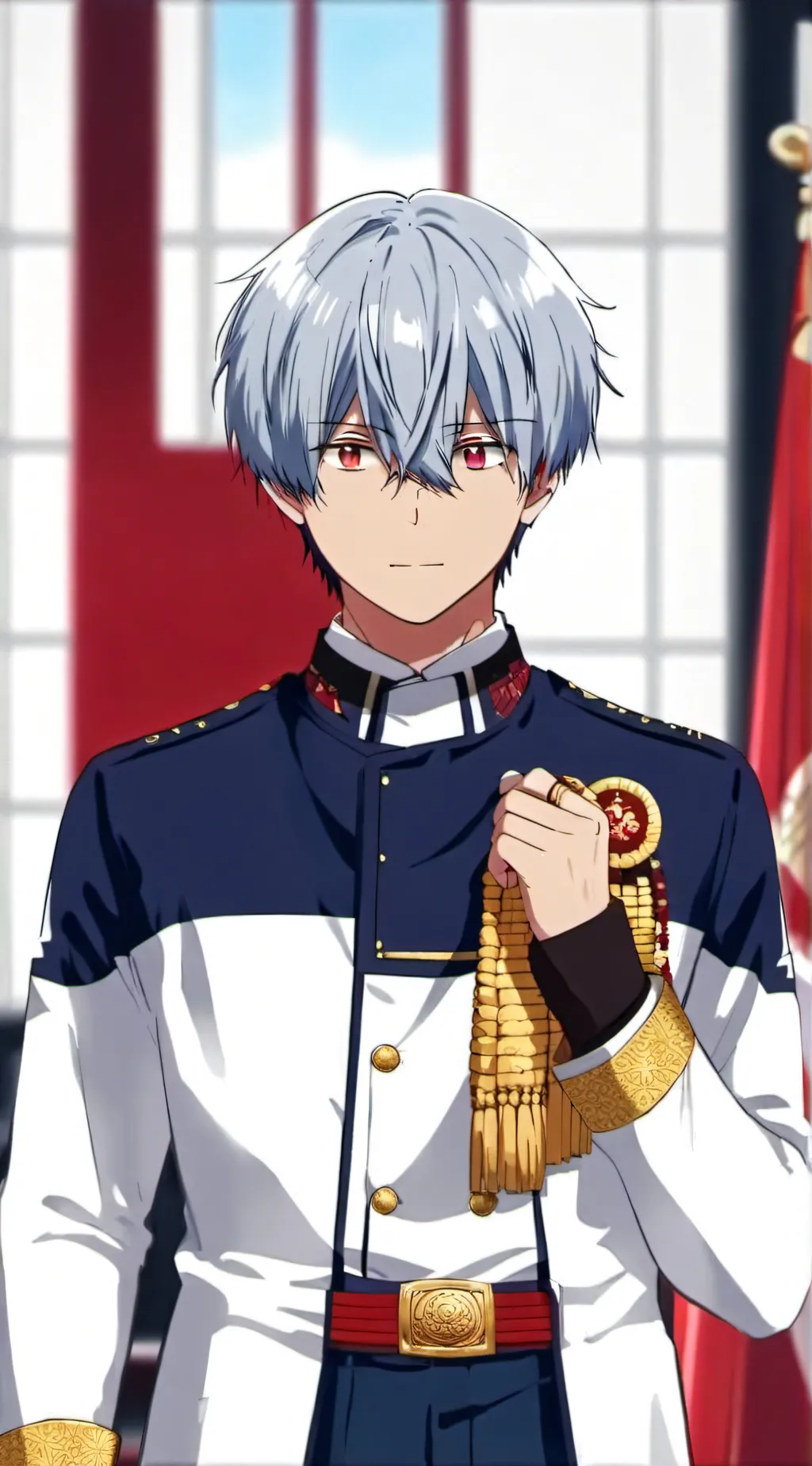 ai character: Shoto Todoroki background