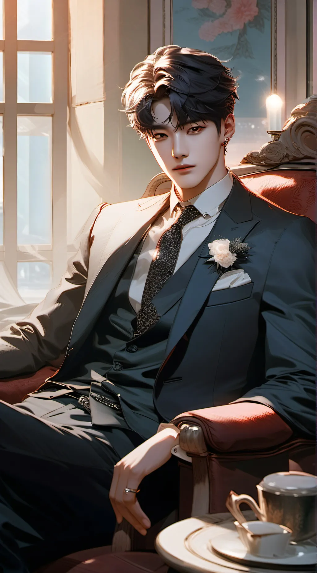 ai character: Taehyung background