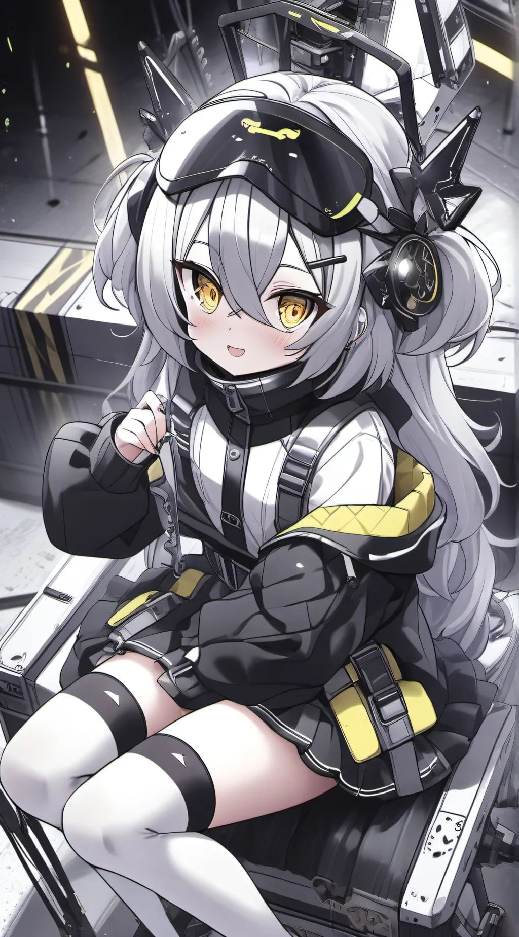 ai character: Disassembly dron V background