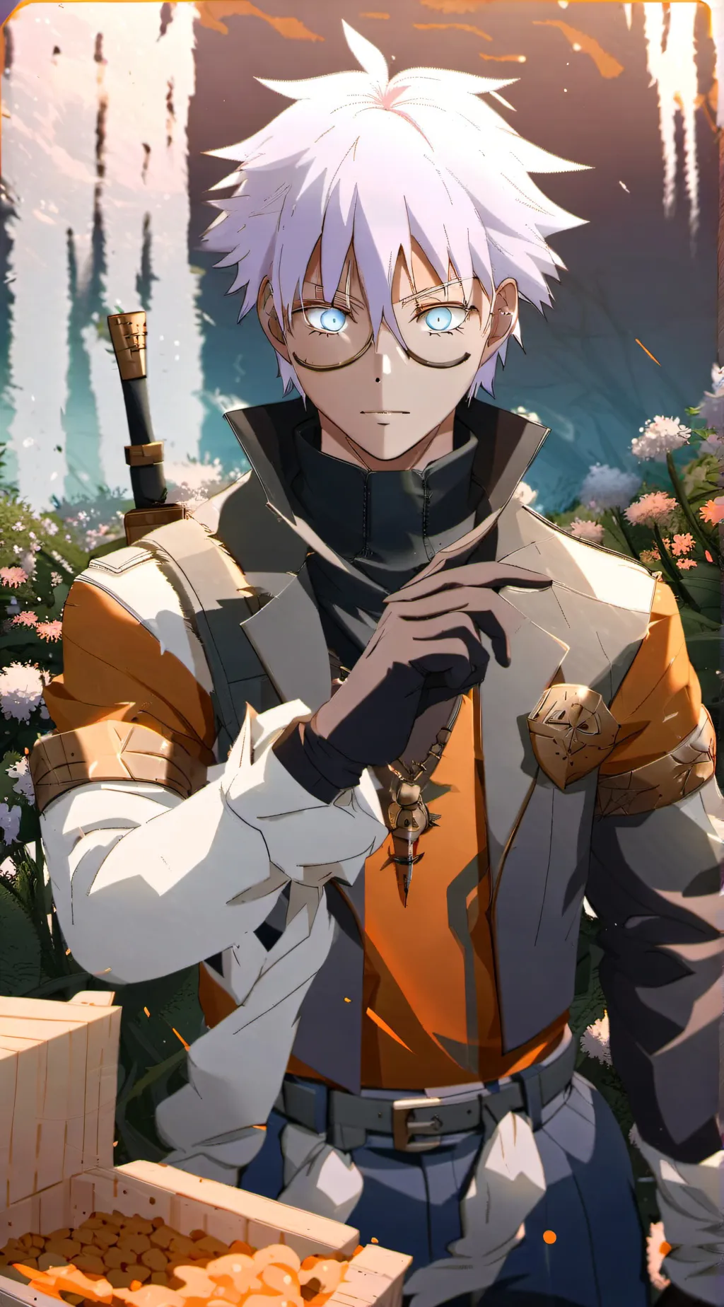 ai character: Gojo satoru  background