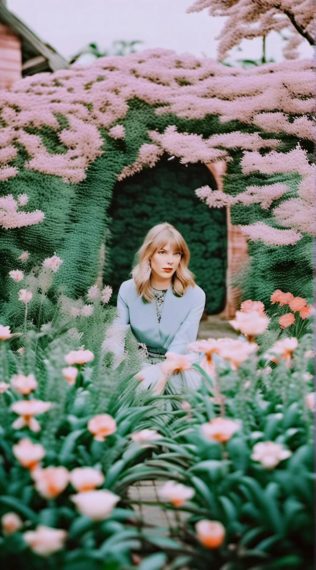 ai character: Taylor Swift  background