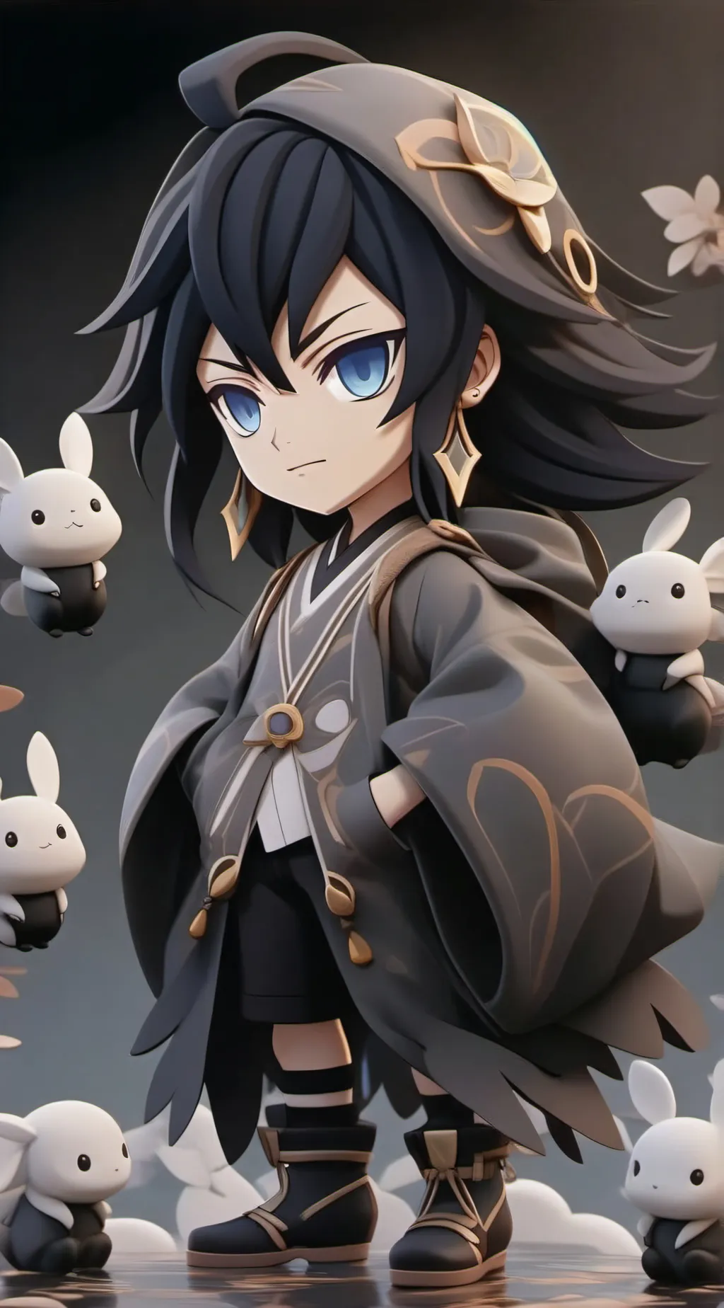 ai character: giyuu Tomioka  background
