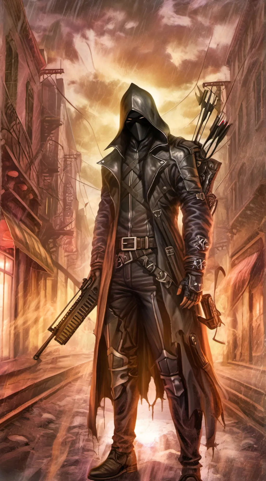 ai character: Vigilante background