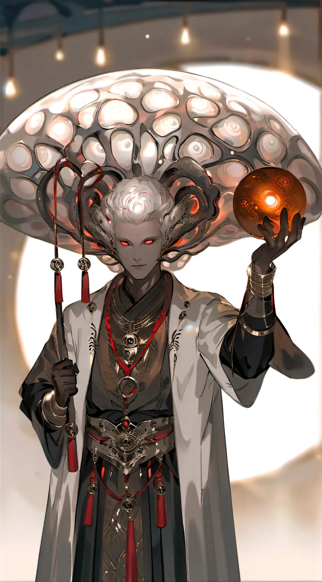ai character: Alien background