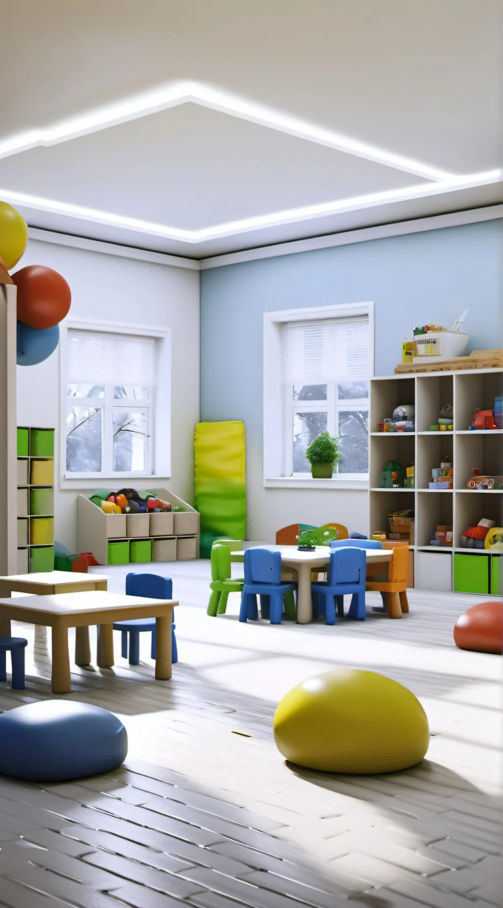 ai character: daycare meme background