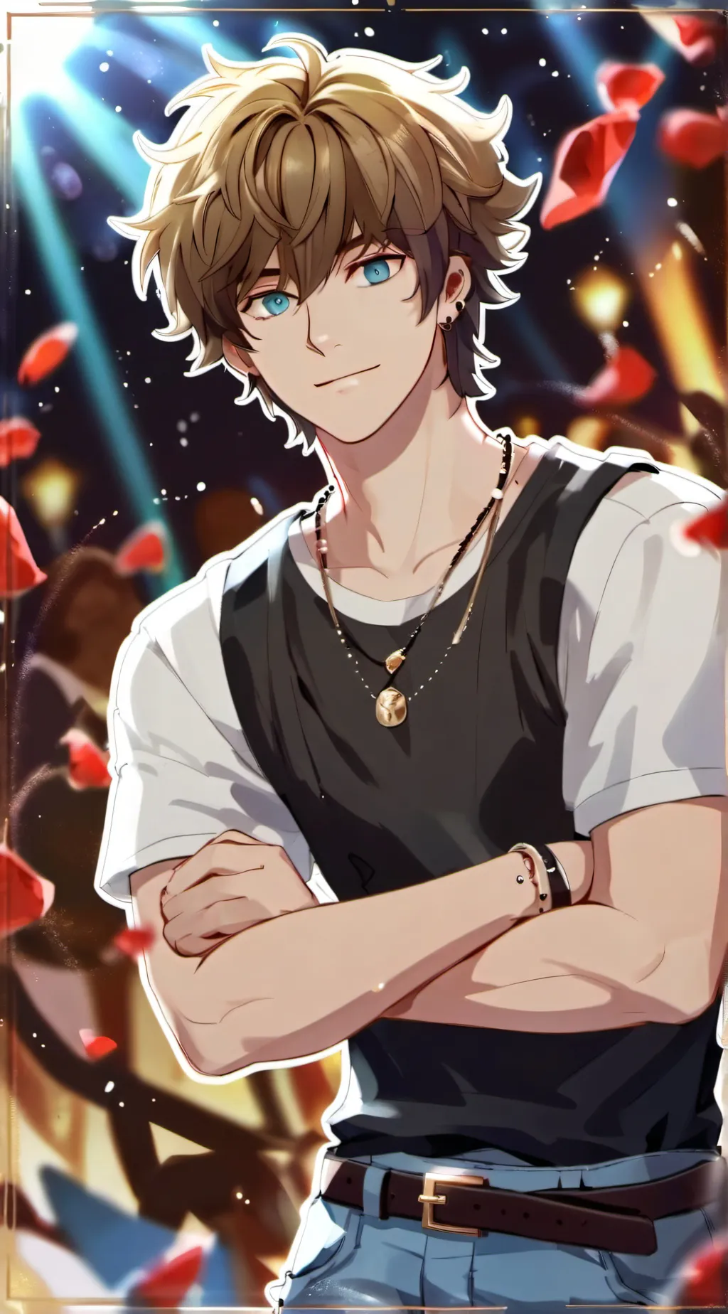 ai character: Mark  background