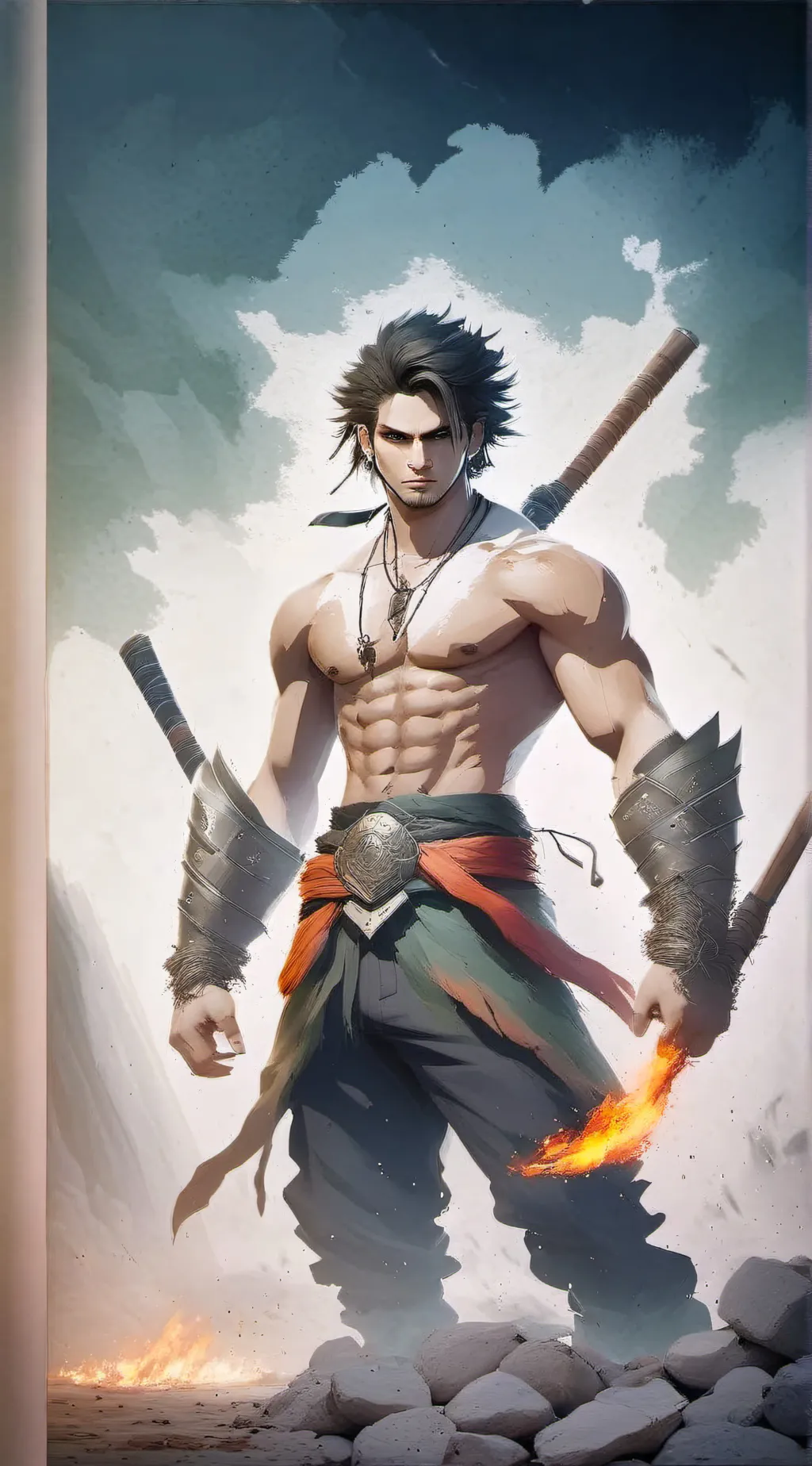 ai character: Mikey  background