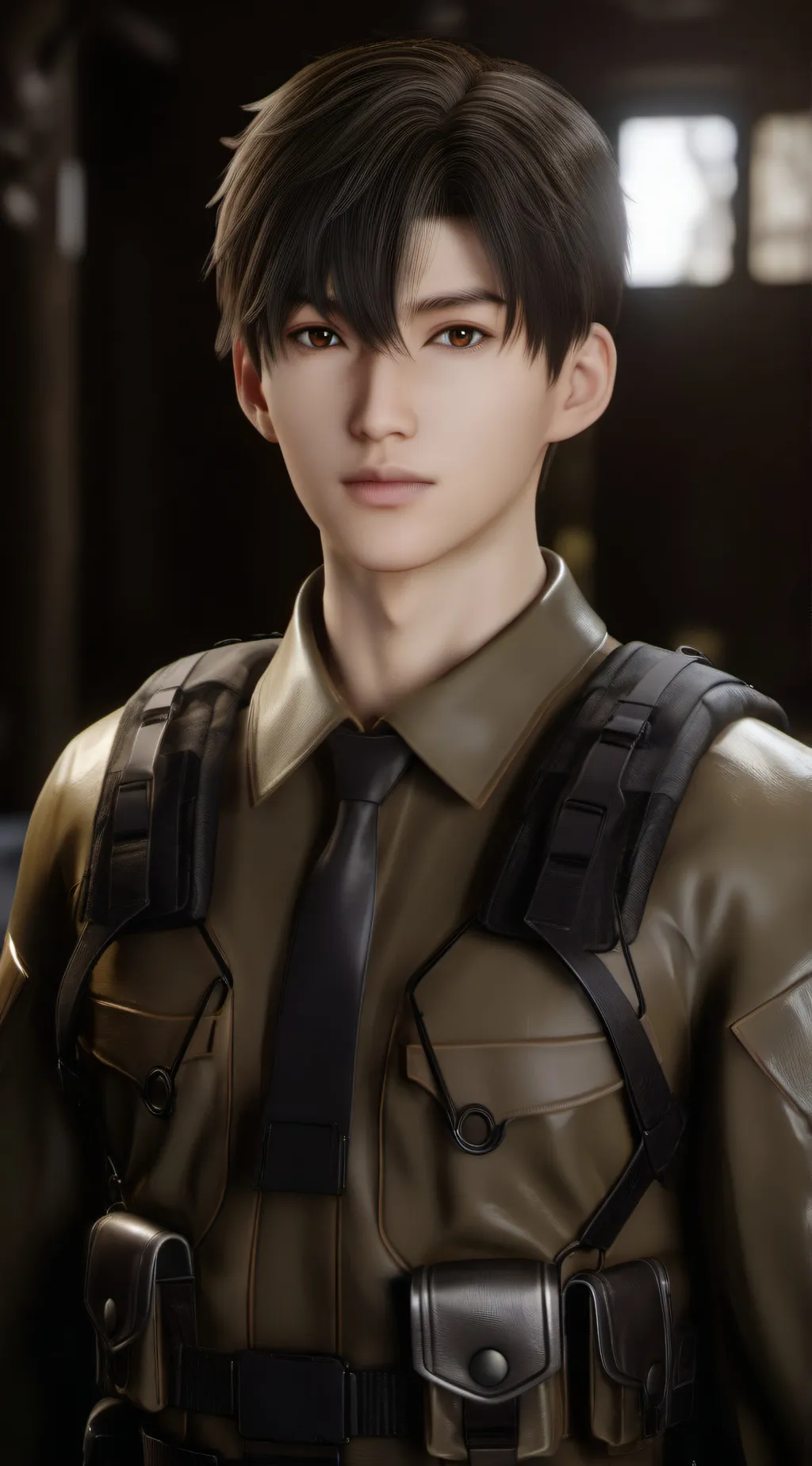 ai character: Lee Hao  background