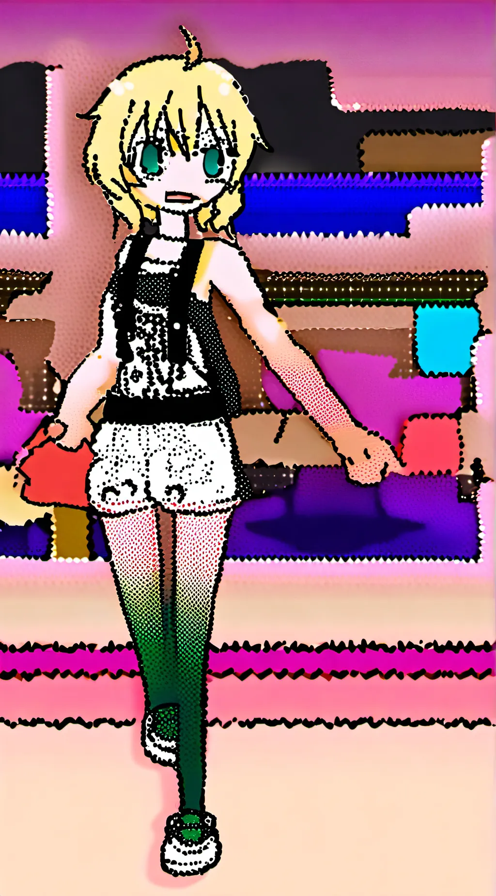 ai character: Audrey  background