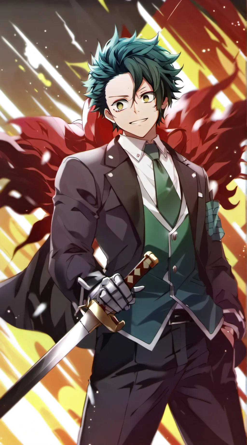 ai character: Ups! Wrong Anime background