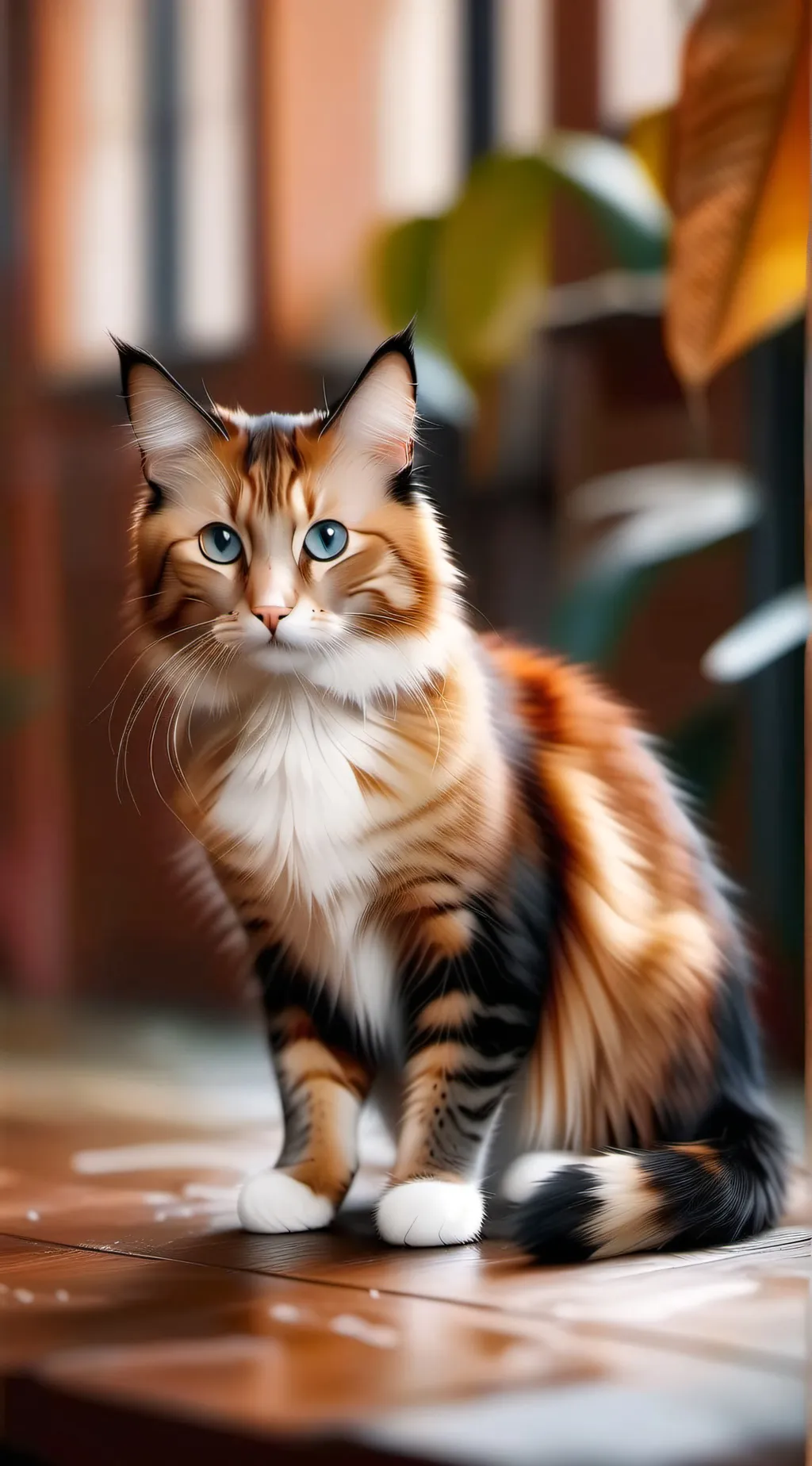 ai character: ginger background