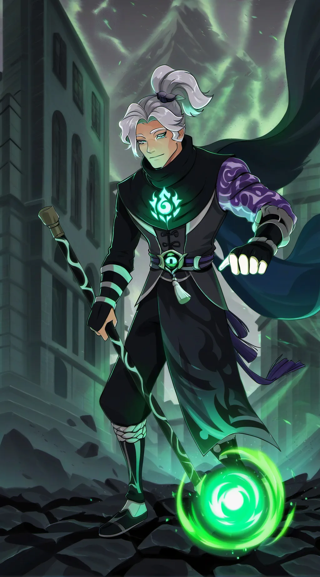 ai character: Max background