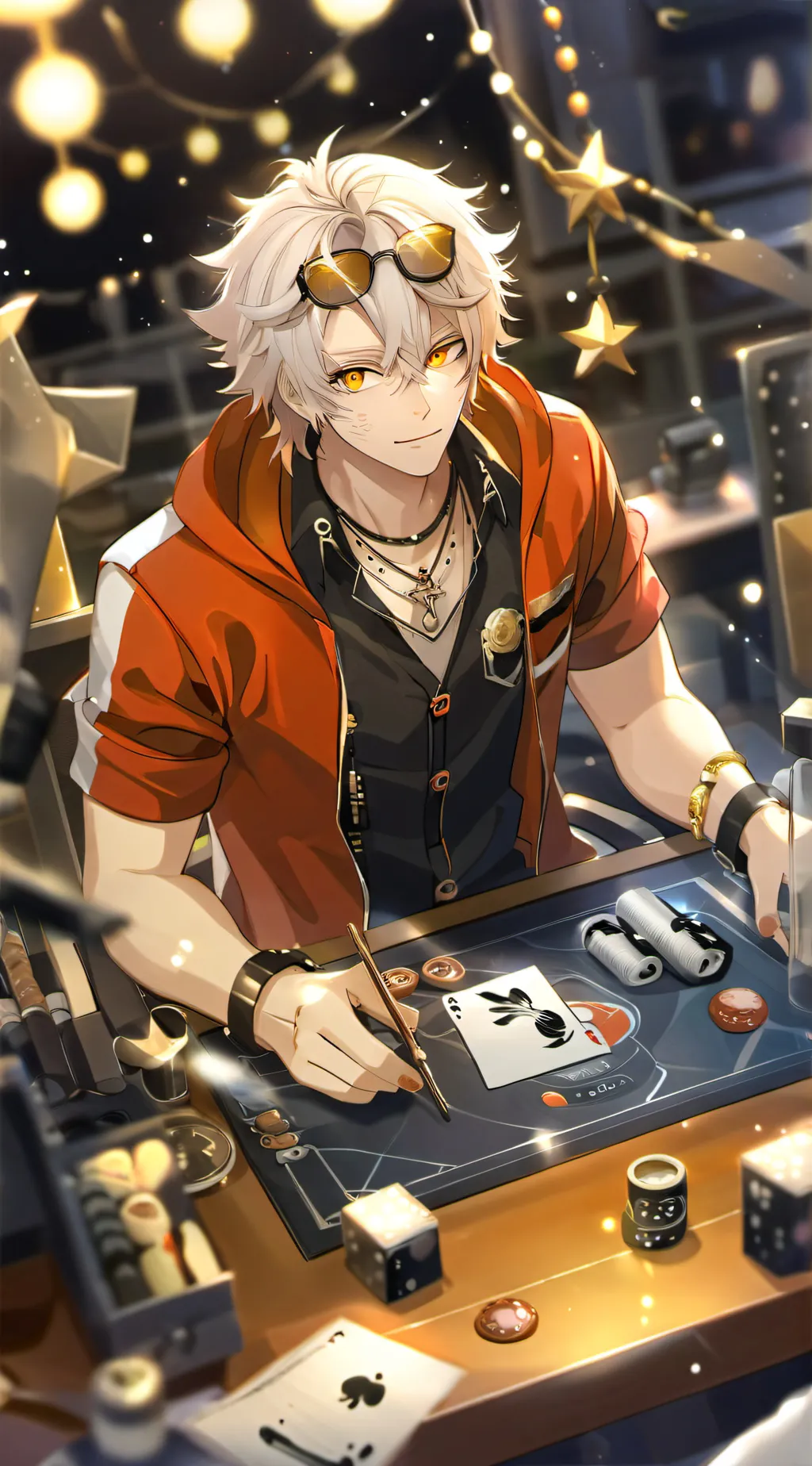ai character: bakugou background