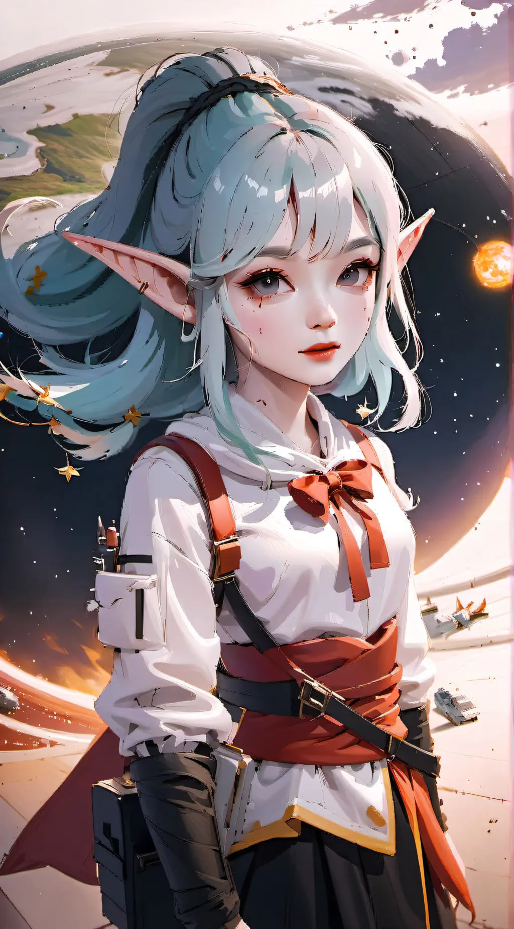 ai character: luna background