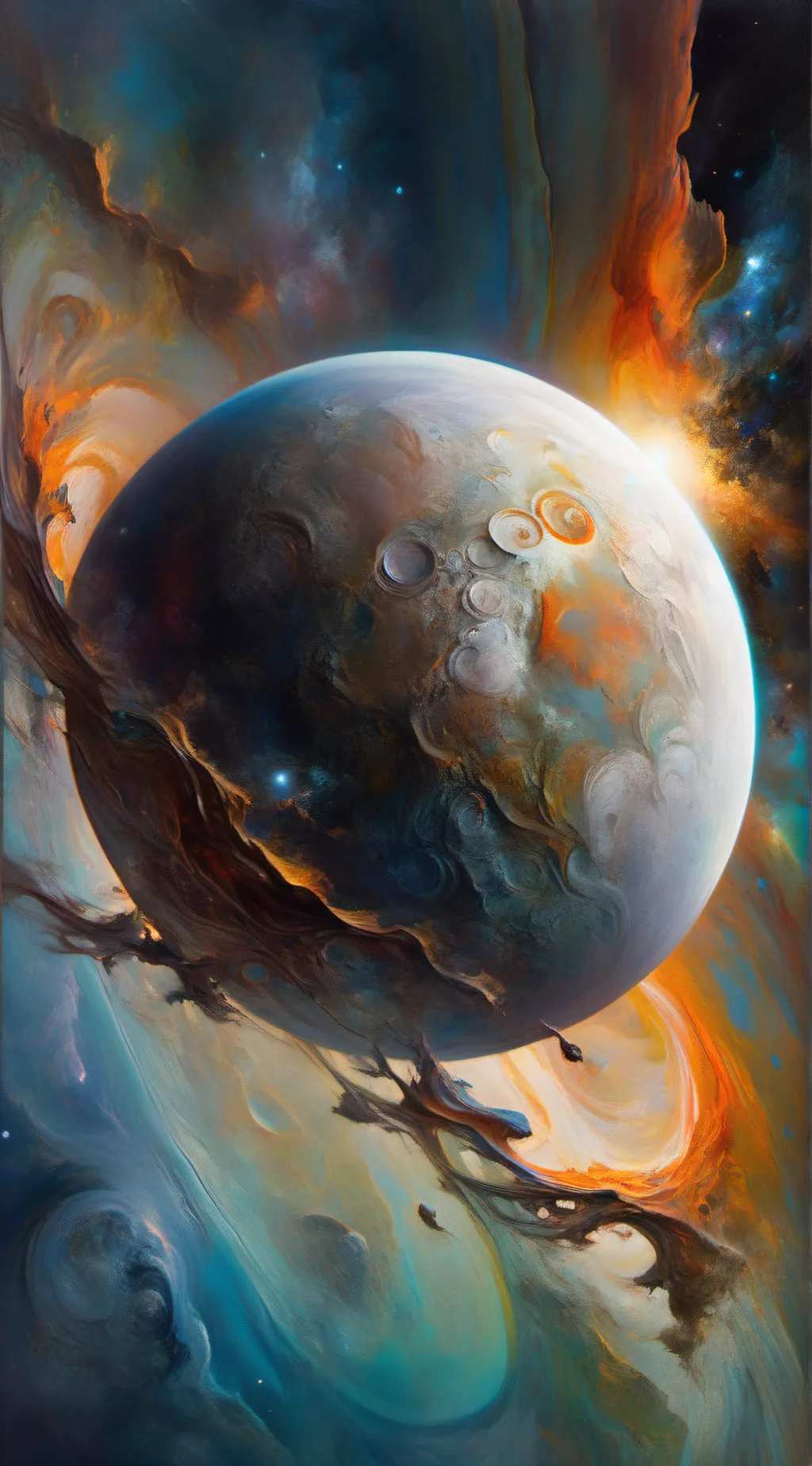 ai character: planet x background