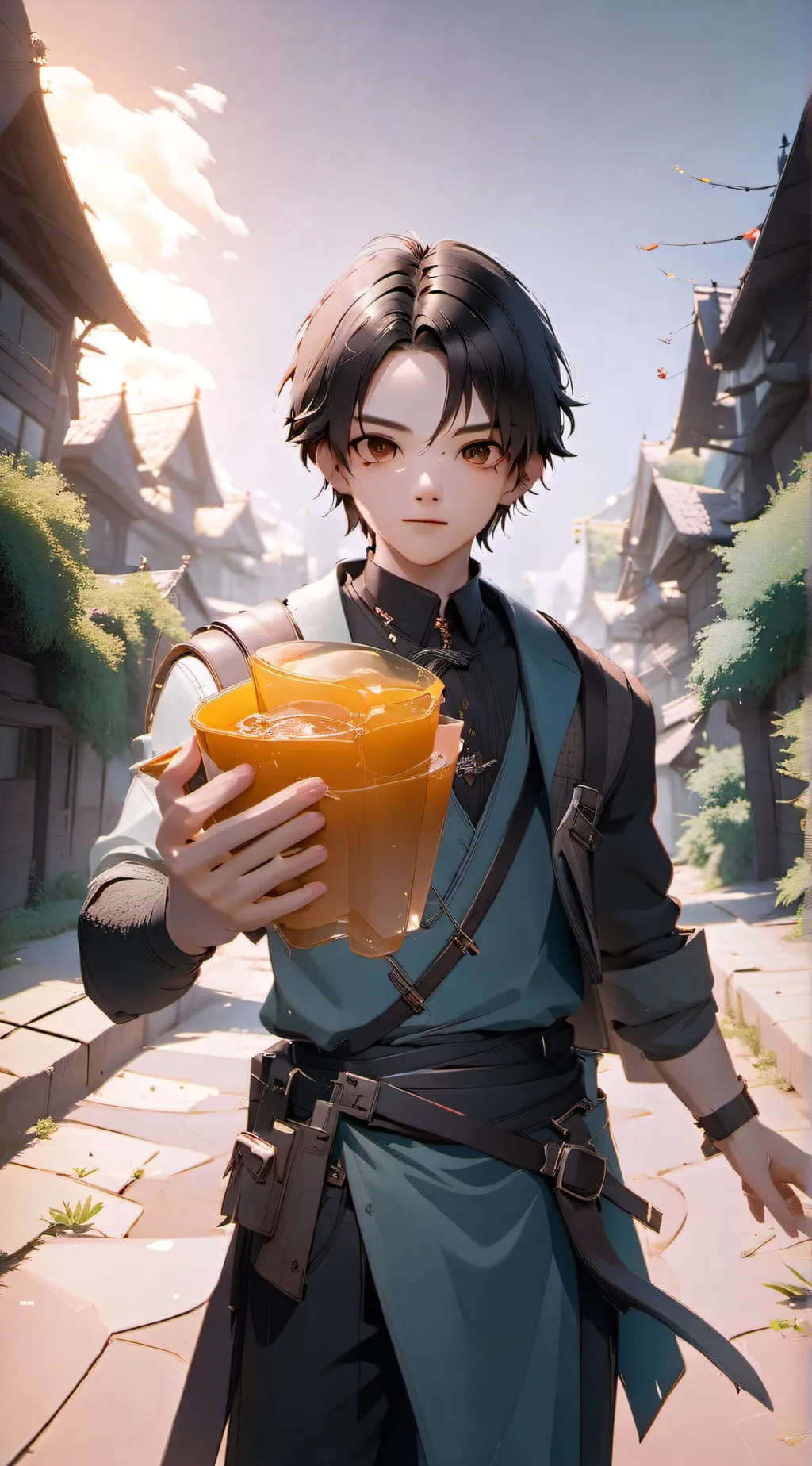 ai character: Felix  background