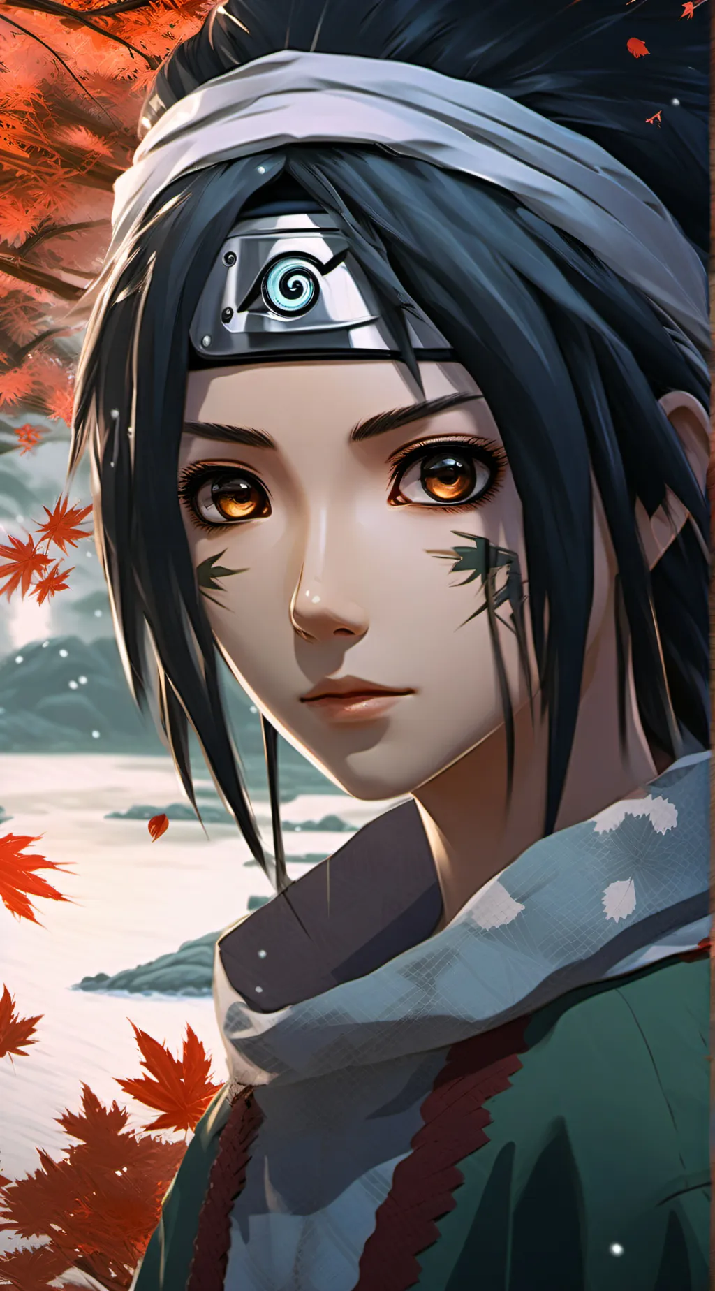 ai character: mha x naruto background