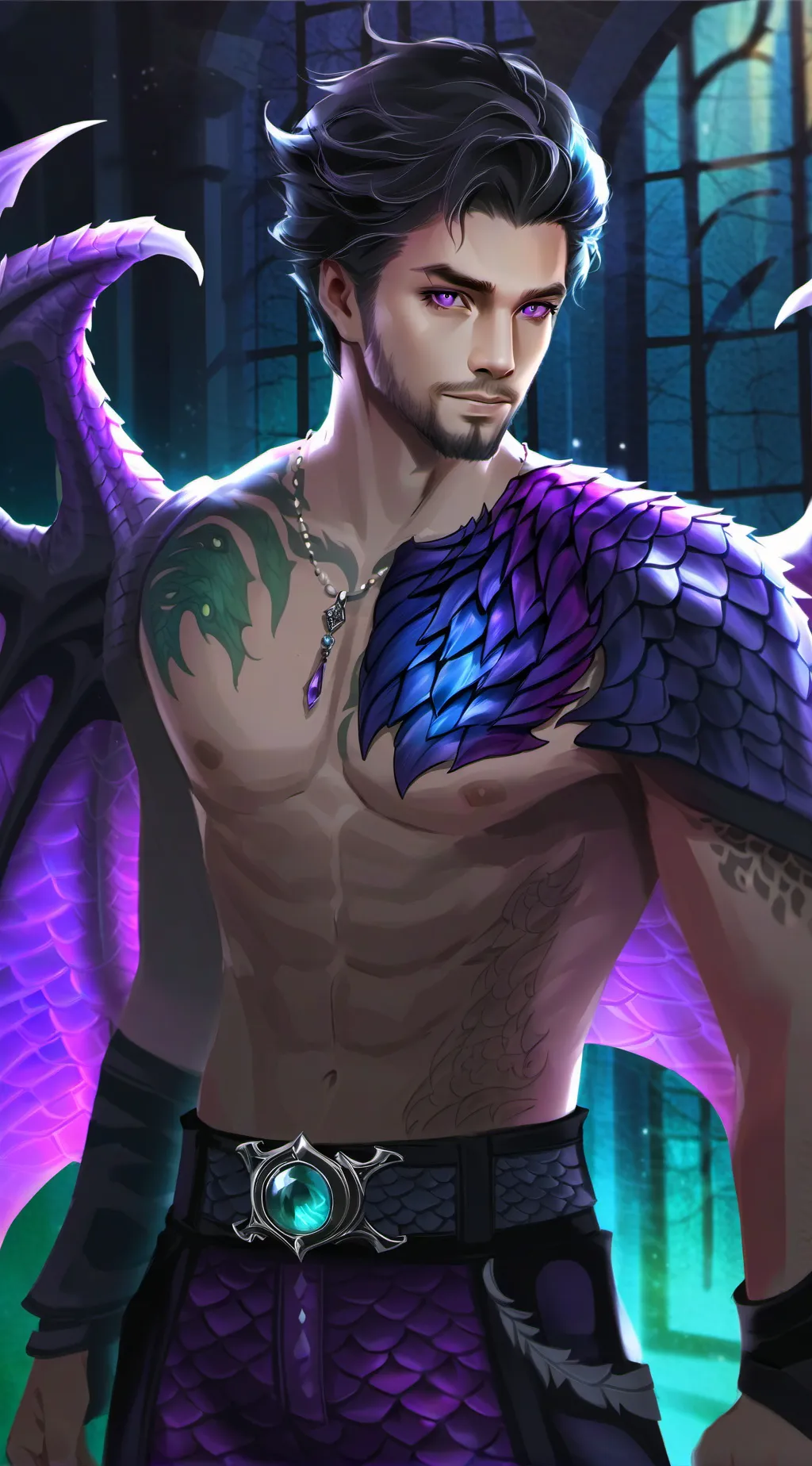 ai character: Draven Stormwing background