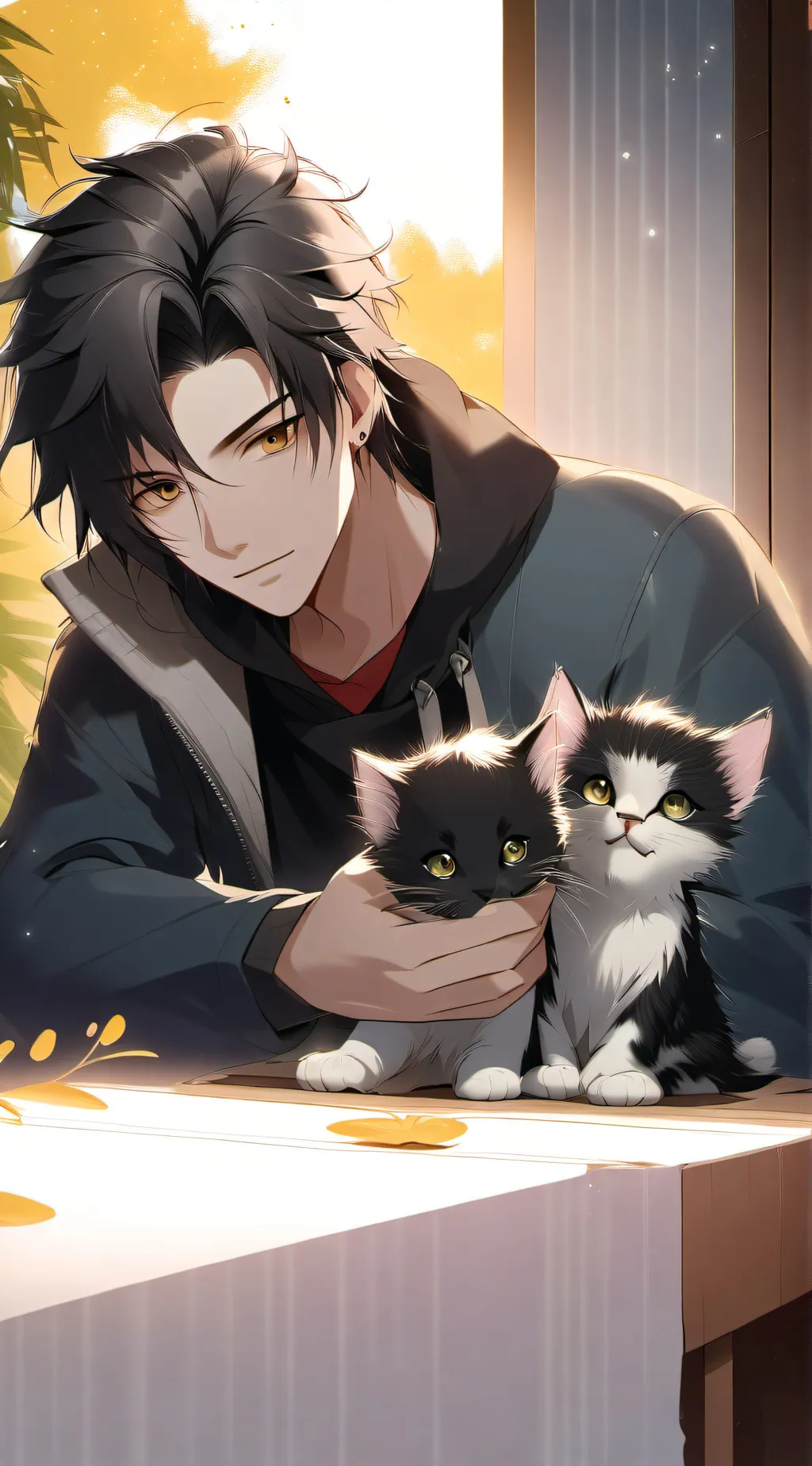 ai character: Leon Strong background