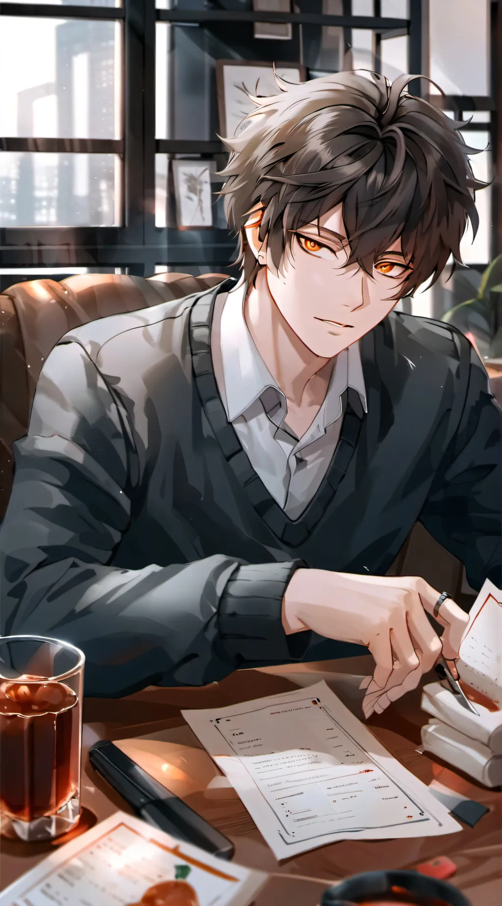 ai character: 𝓢𝓮𝓪𝓷☠︎︎ background