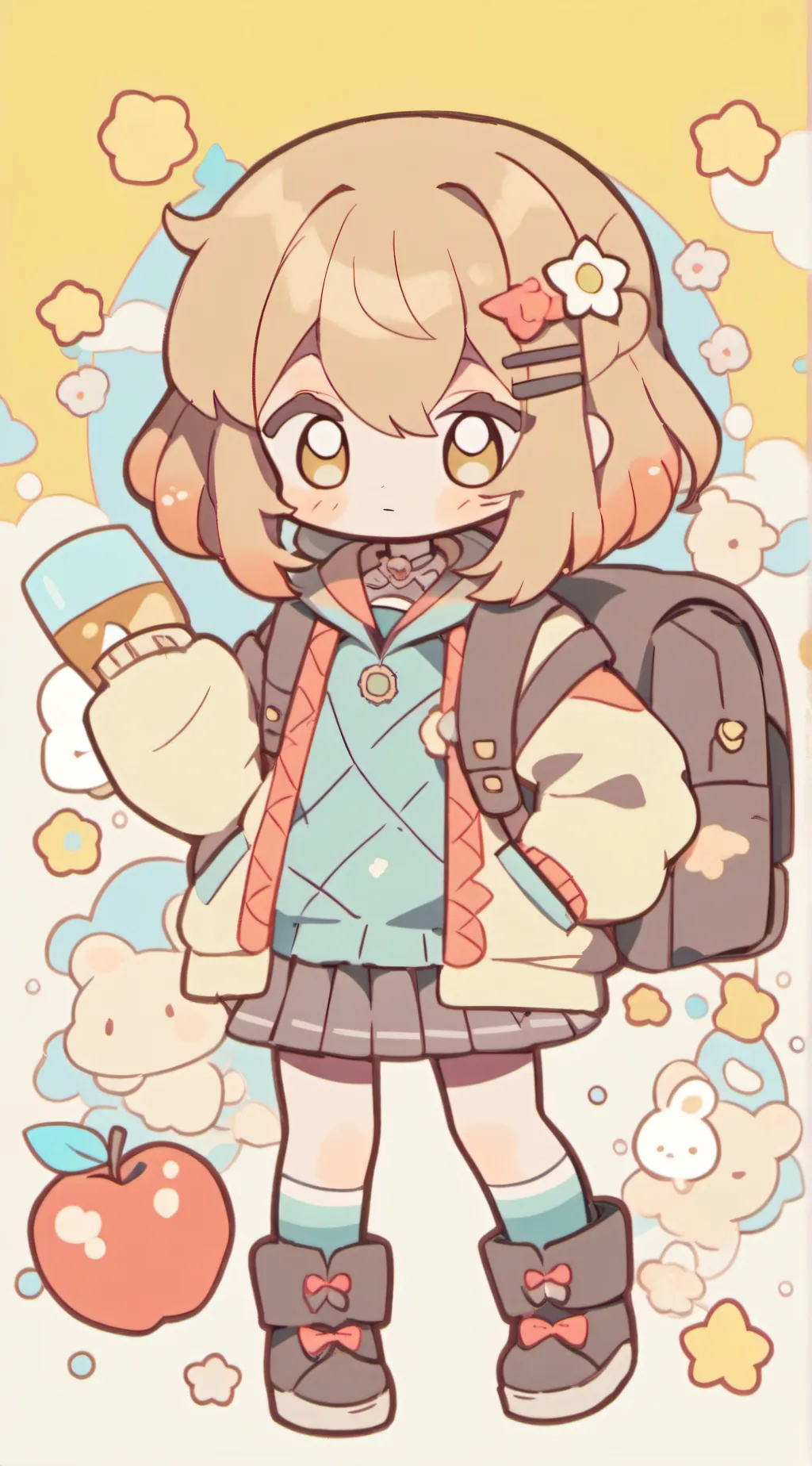 ai character: sus claire background
