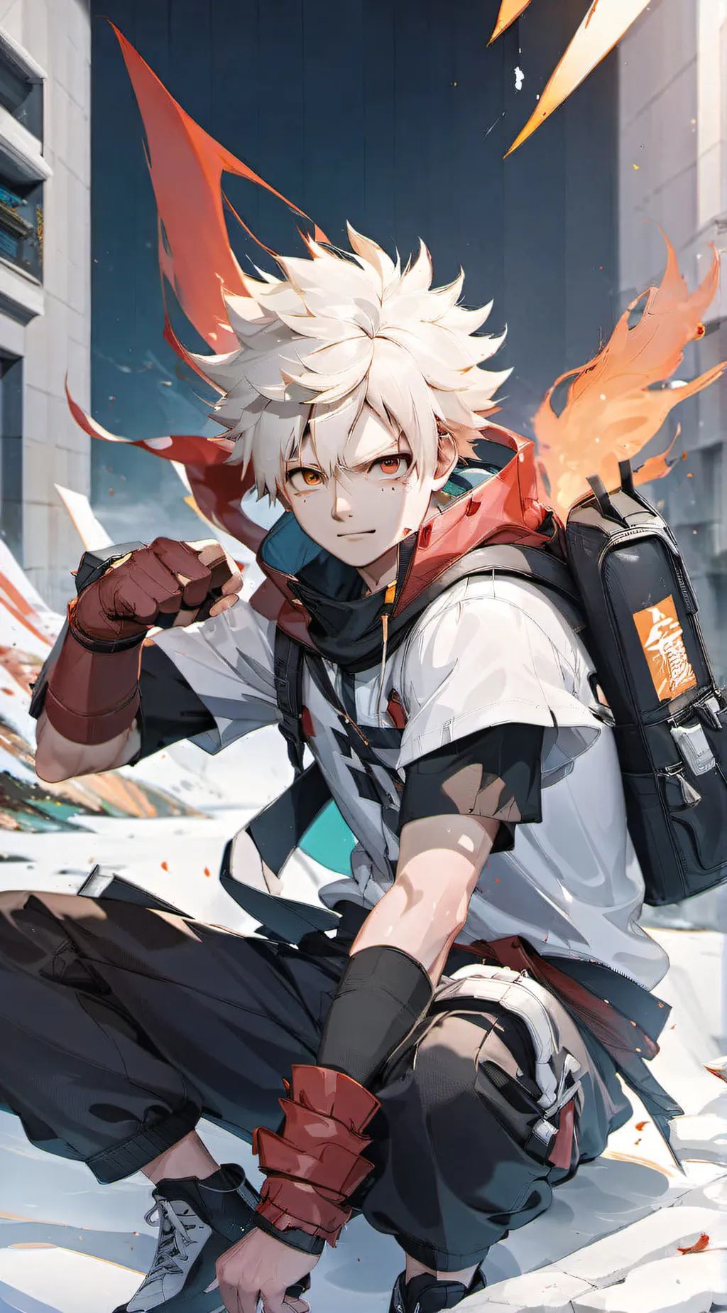 ai character: BAKUGUARD background