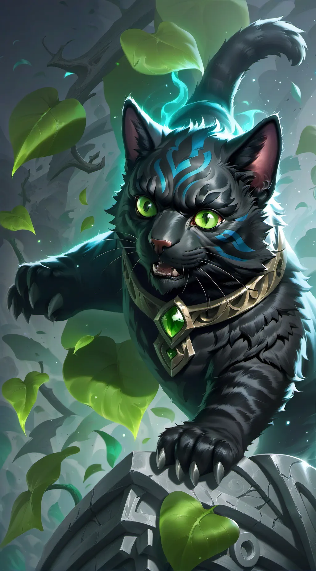 ai character: lynx background