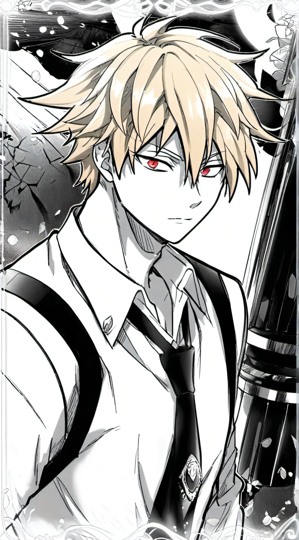 ai character: Bakugo background