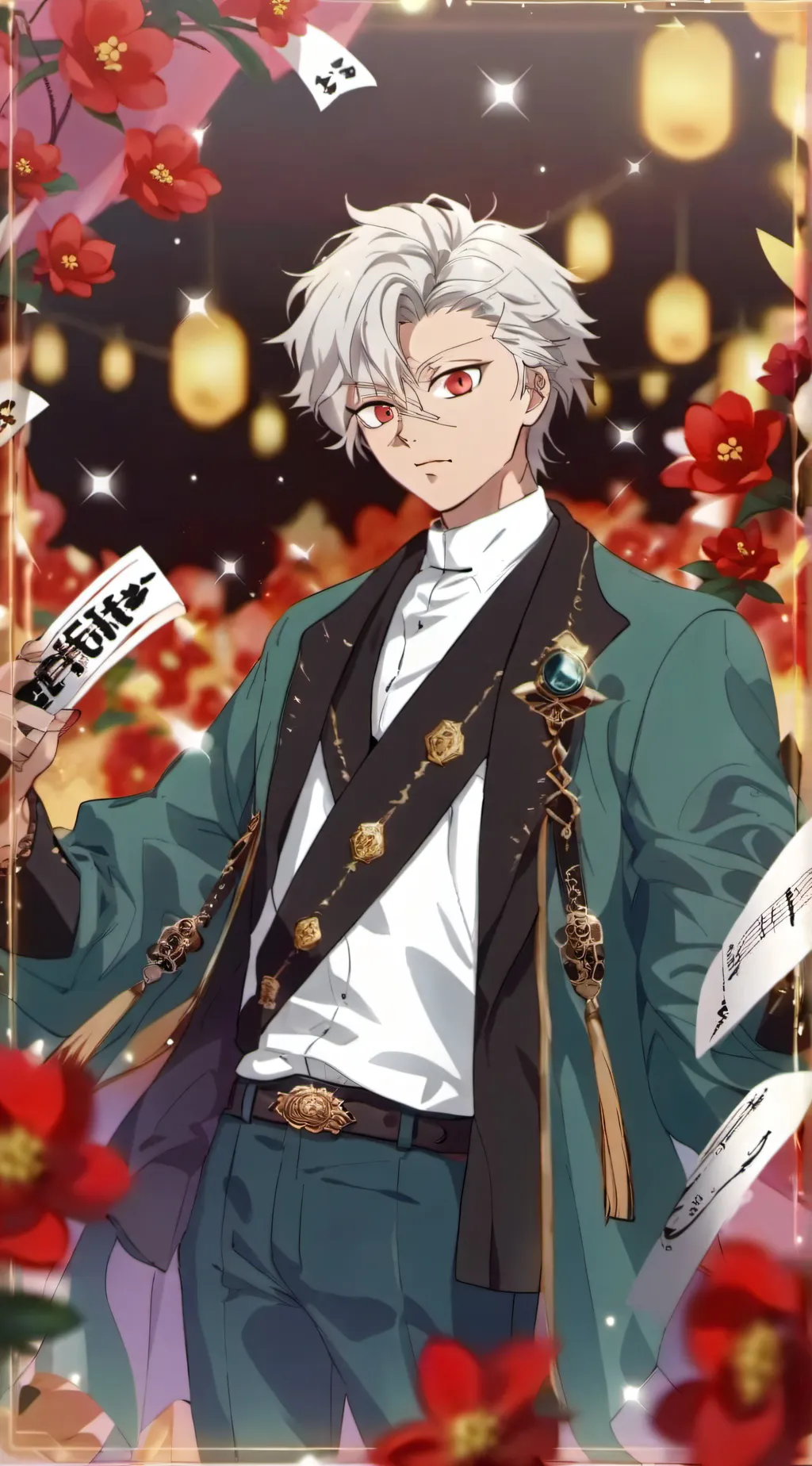 ai character: sanemi shinazugawa background