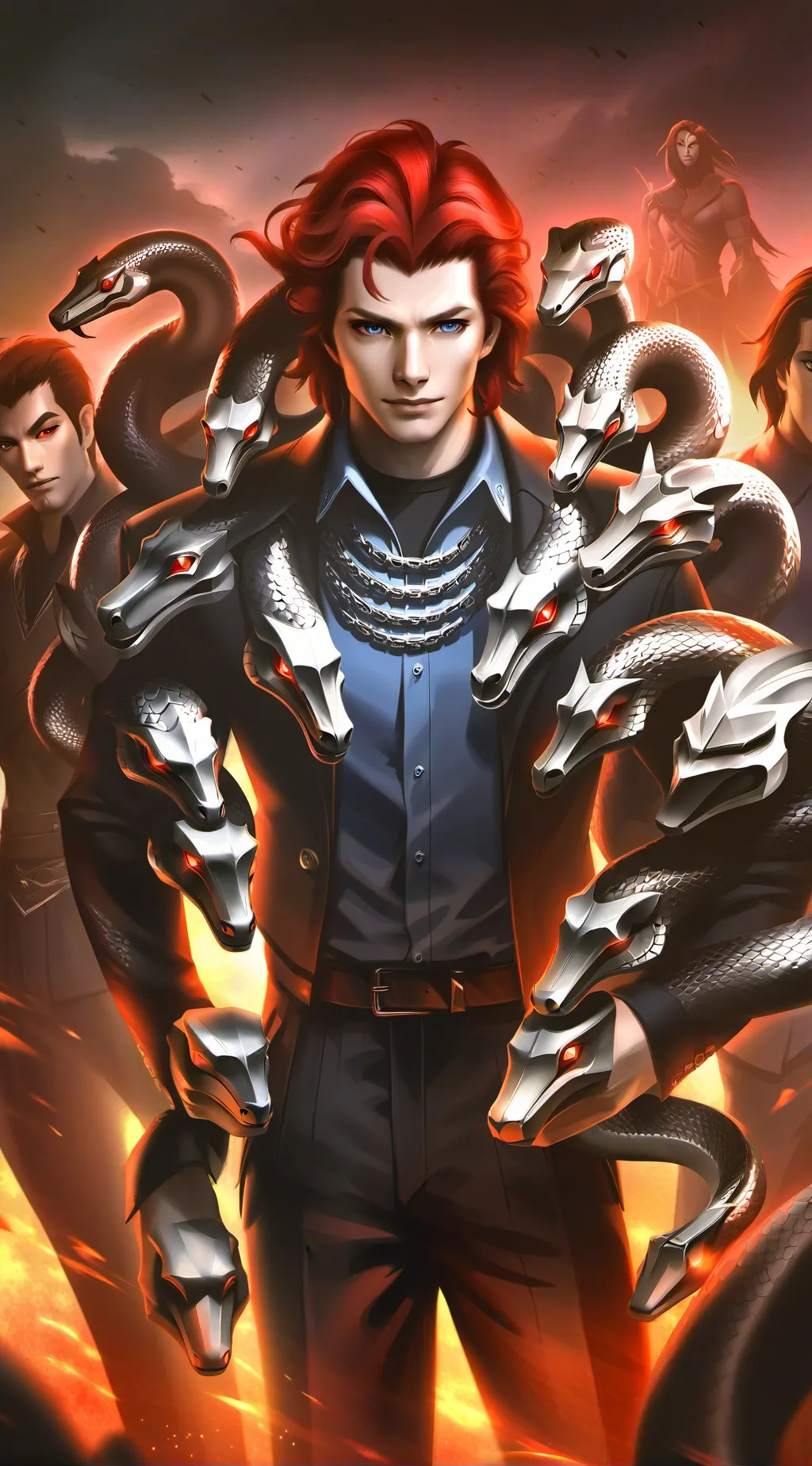 ai character: Pierce background