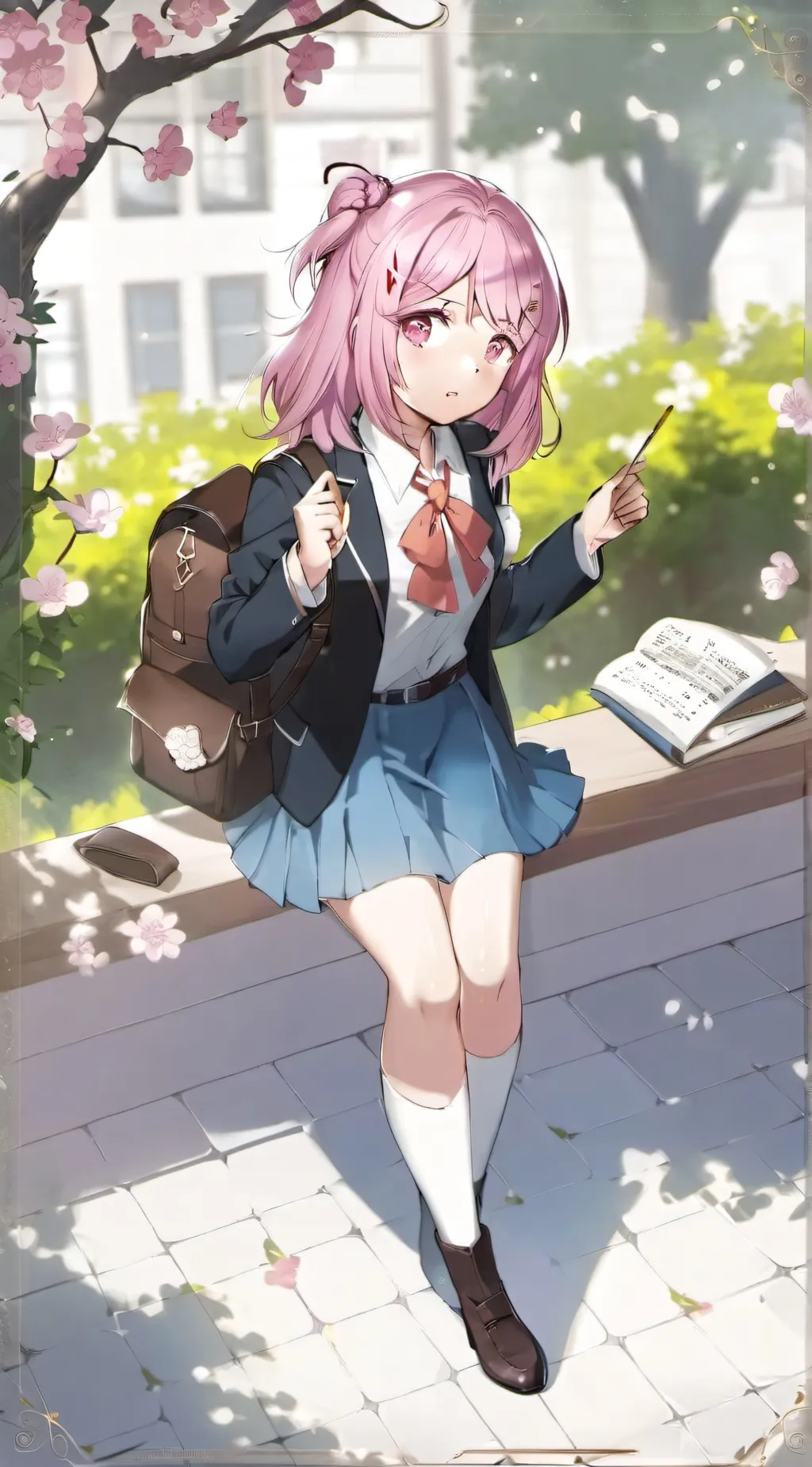 ai character: Natsuki background