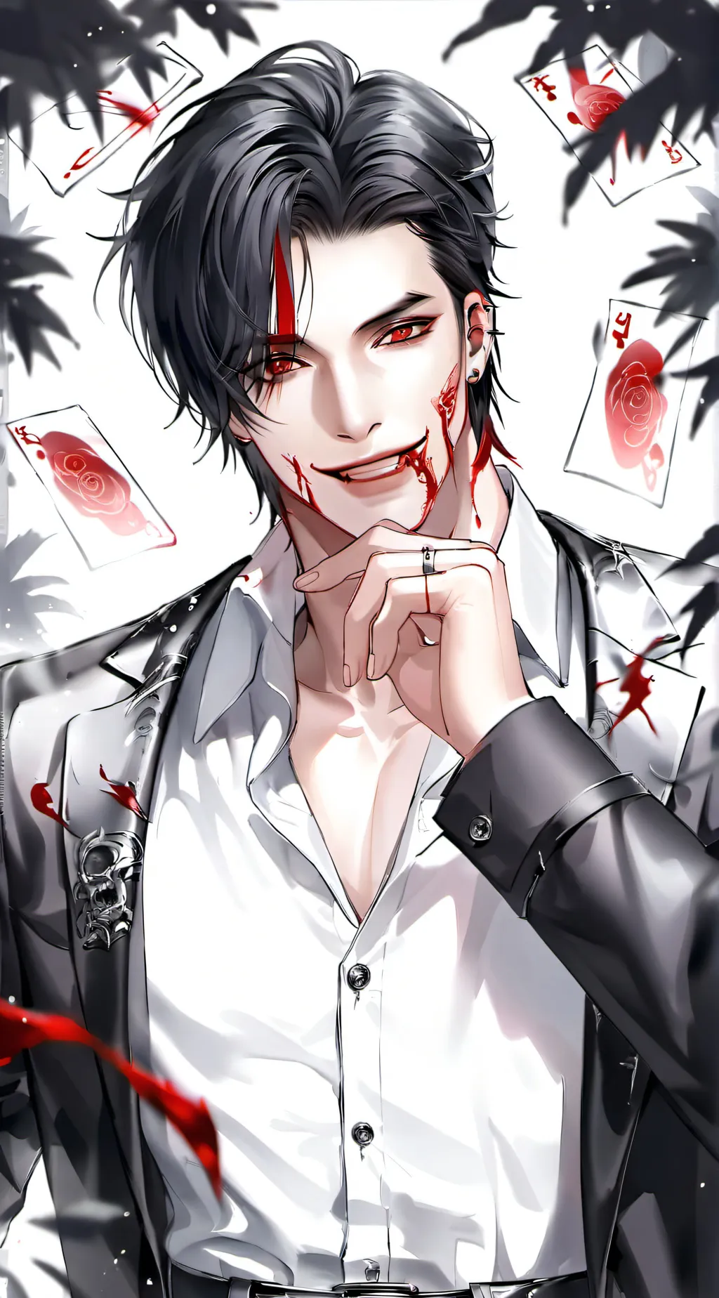 ai character: jey uso 💙🩸 background