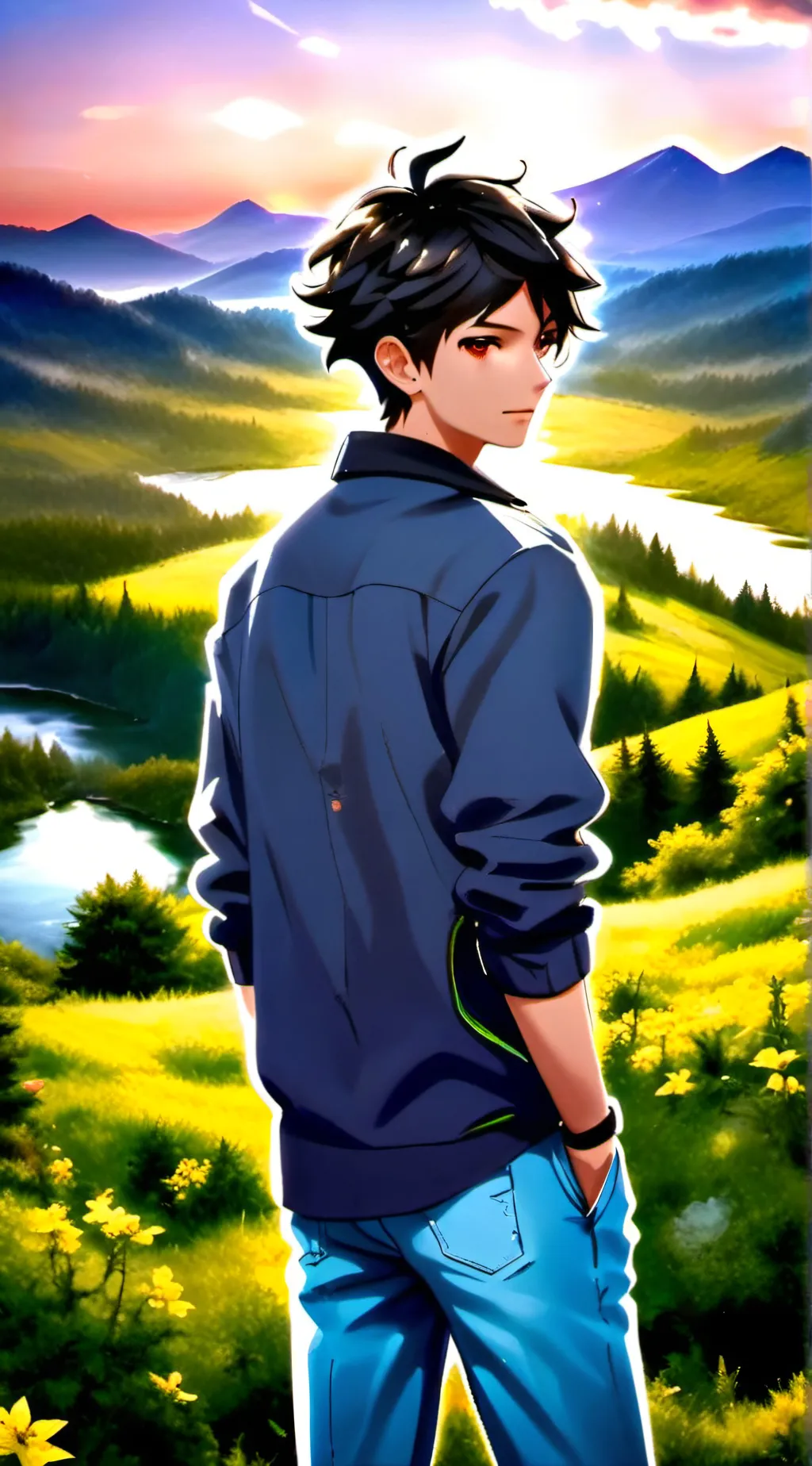 ai character: Daniel ￼ background