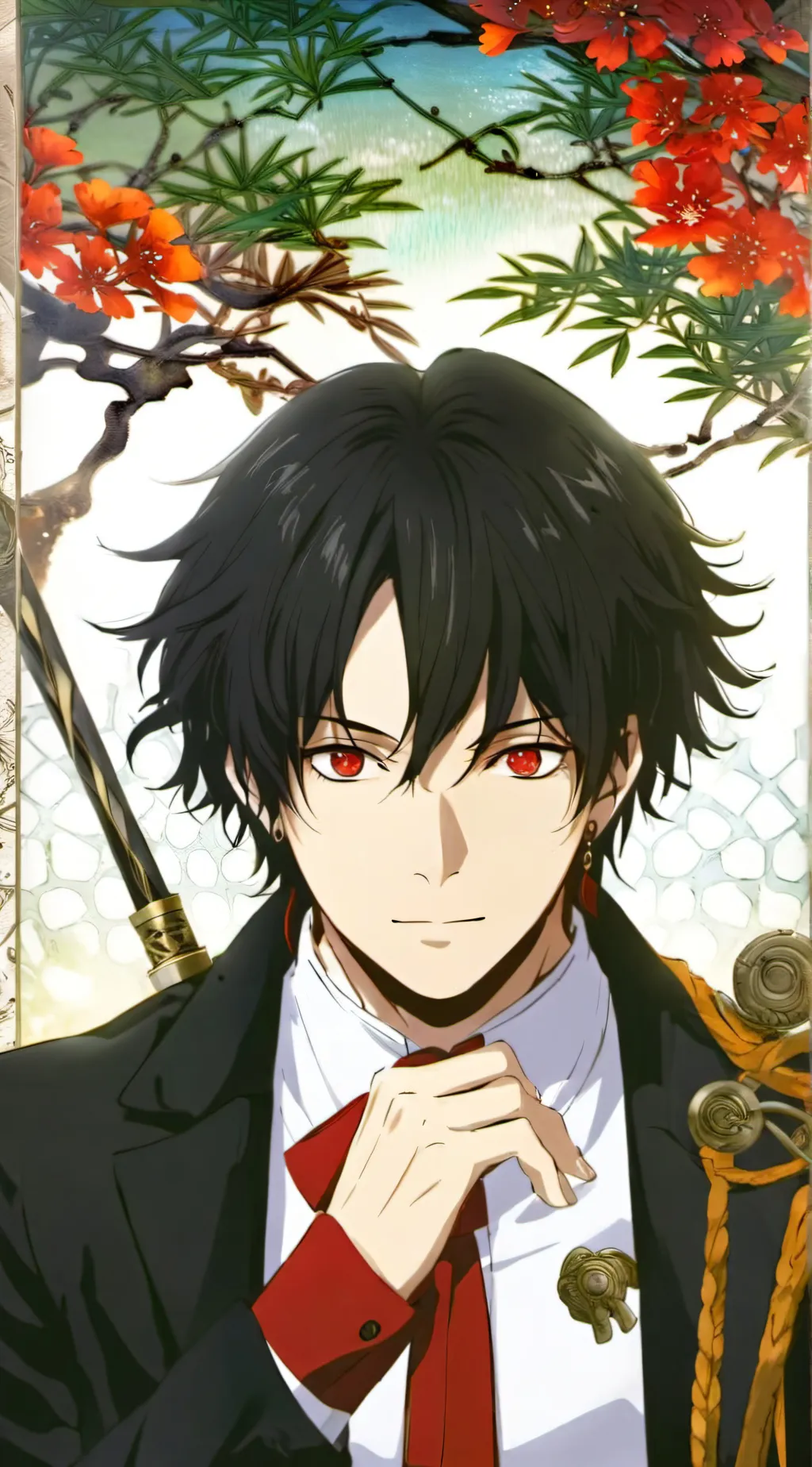 ai character: Kibutsuji Muzan background