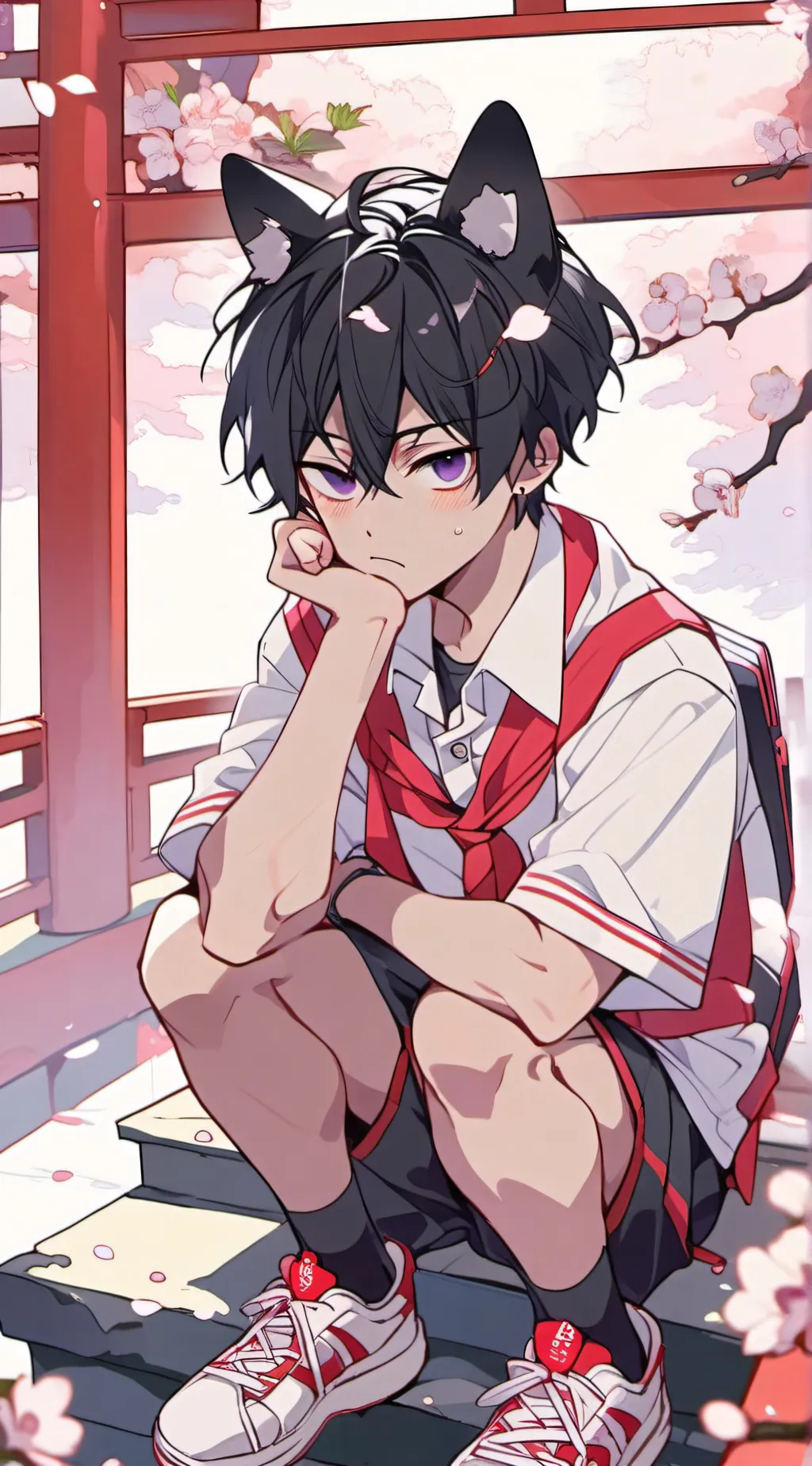 ai character: ×Neko× background