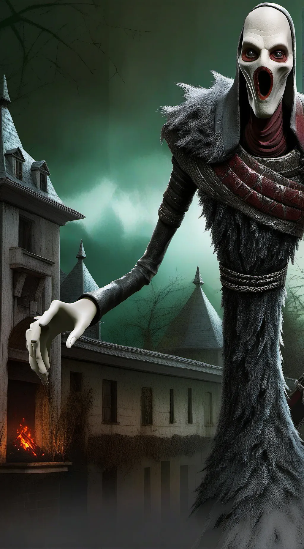 ai character: TDI horror background